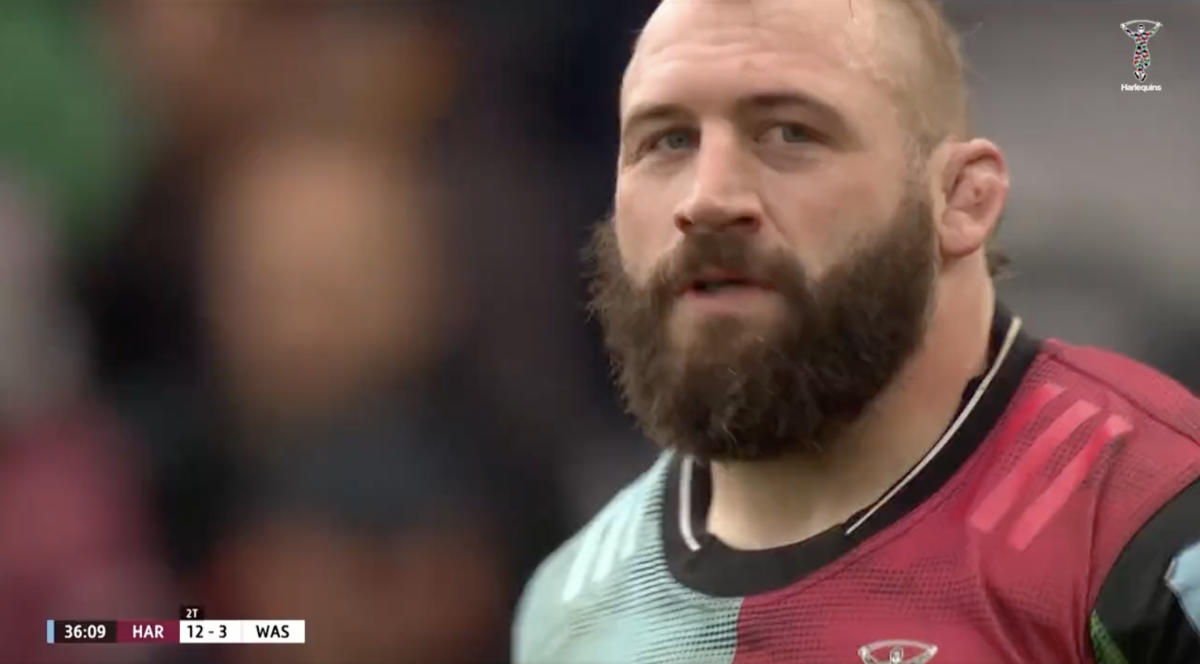 Outrageous scenes as Joe Marler is in touchline argument just seconds ...