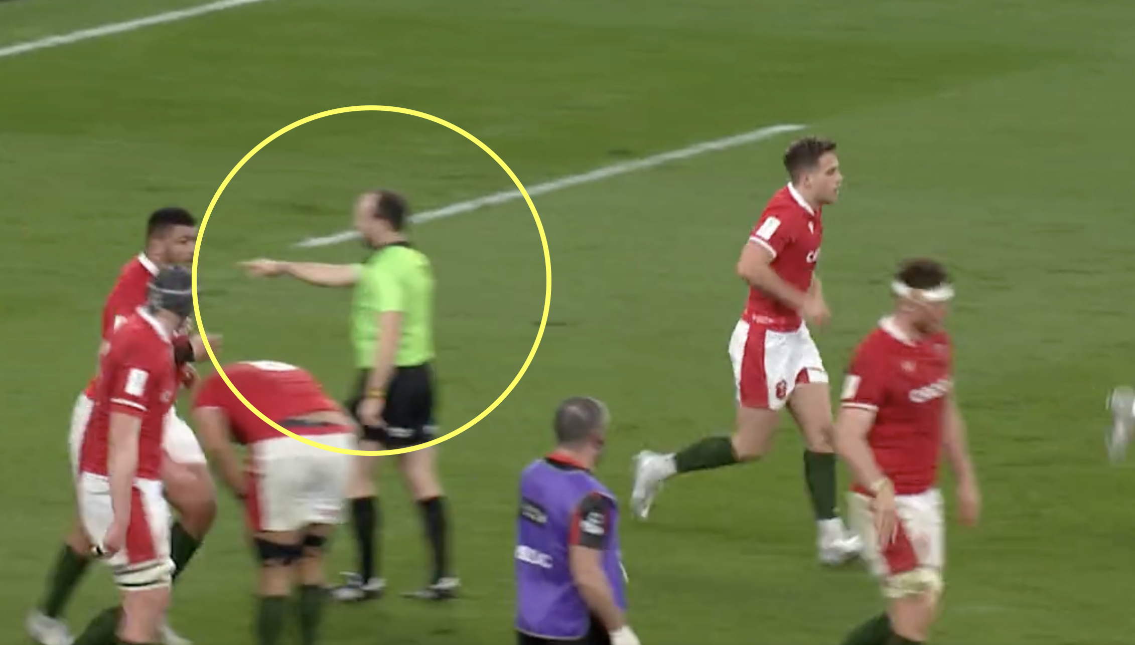 Welsh fans go into meltdown over 'ridiculous refereeing performance' to give England win