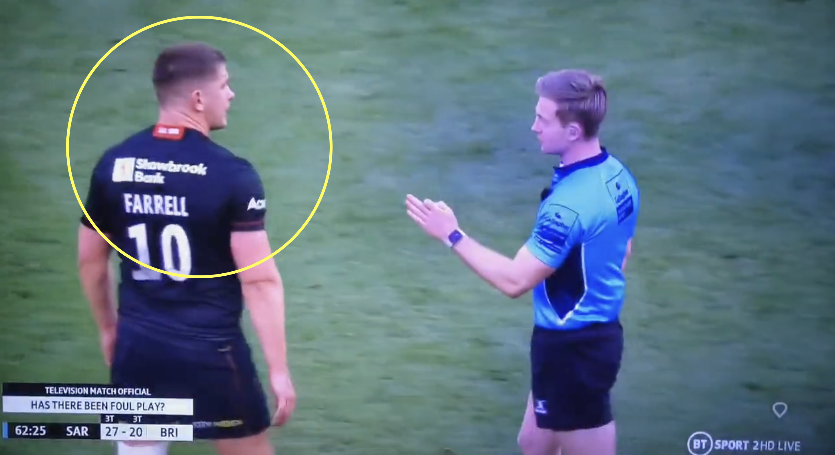 Owen Farrell was just inches away from massive ban with classic Farrell tackle