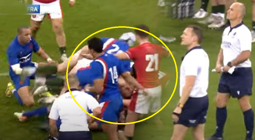 Many think France got away with clear red card incident