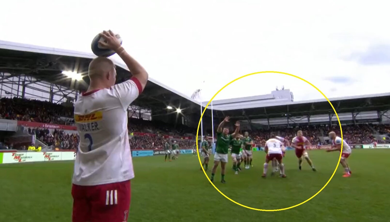 Simple but deceptive Harlequins lineout move works perfectly