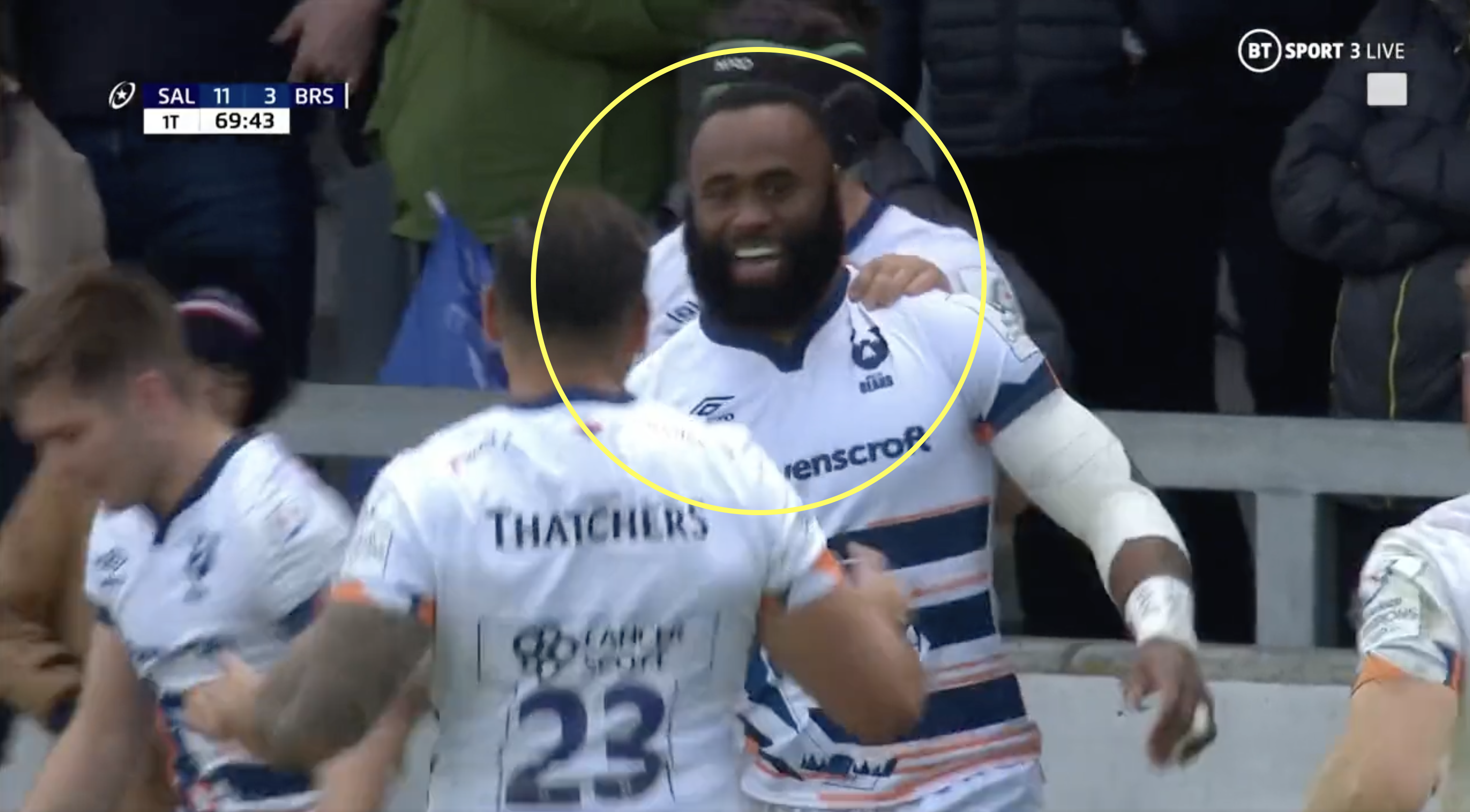 Radradra shows he's the only person who can save world from dreadful match
