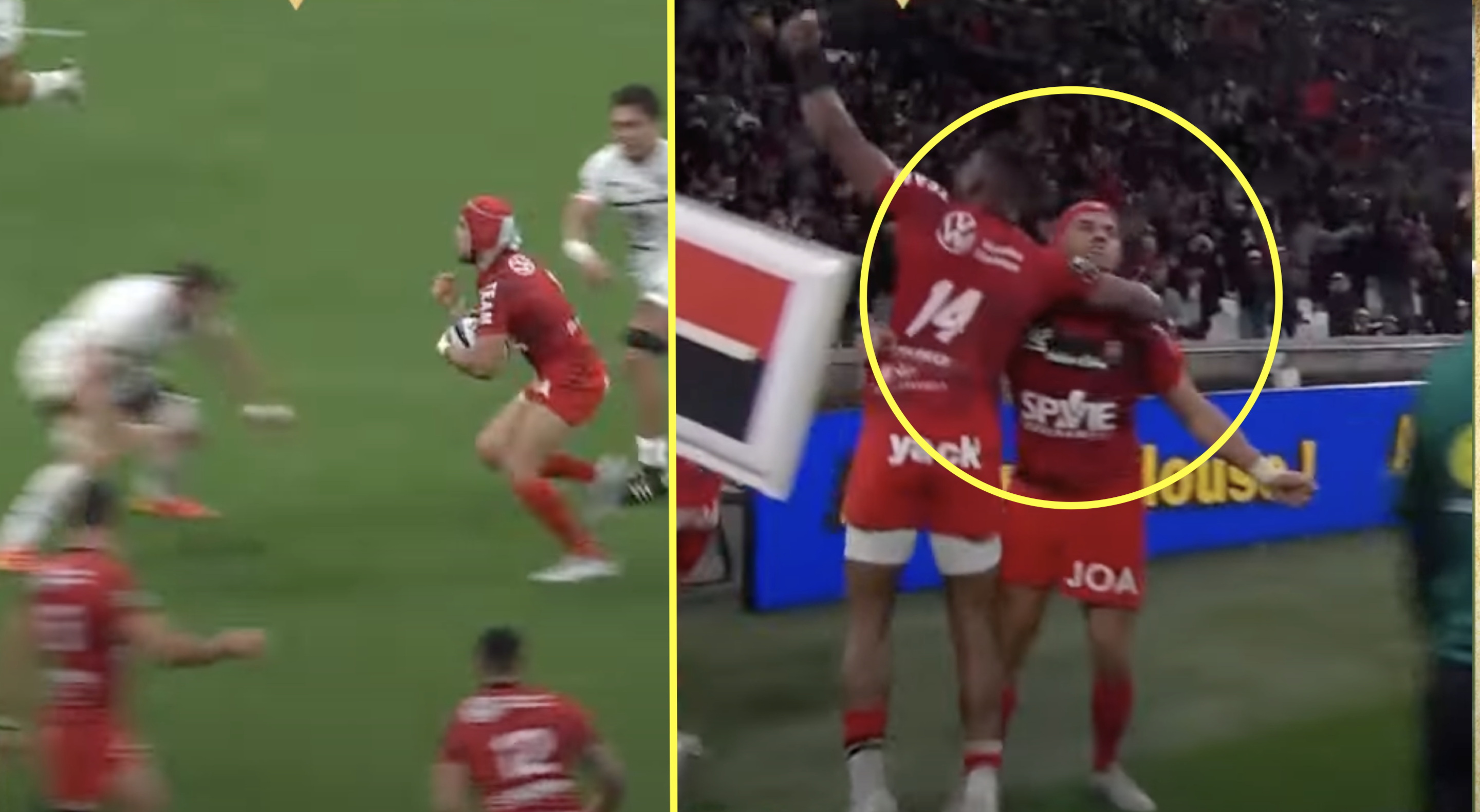 The match Villiere eclipsed teammate Kolbe as the best player at Toulon