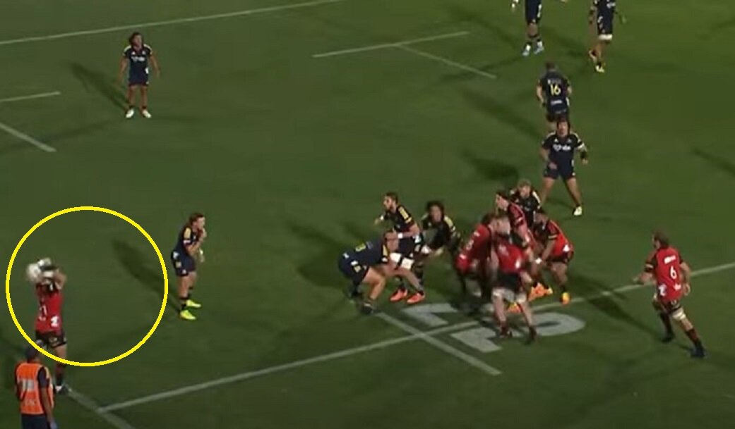 Crusaders get comeuppence for letting scrumhalf throw in at lineout