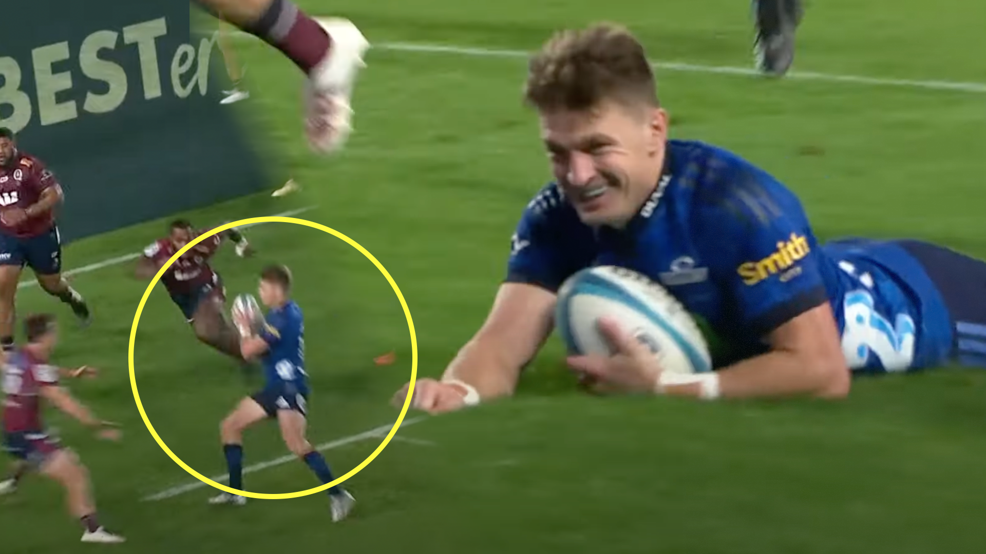 Beauden Barrett treats Reds defence with absolute contempt