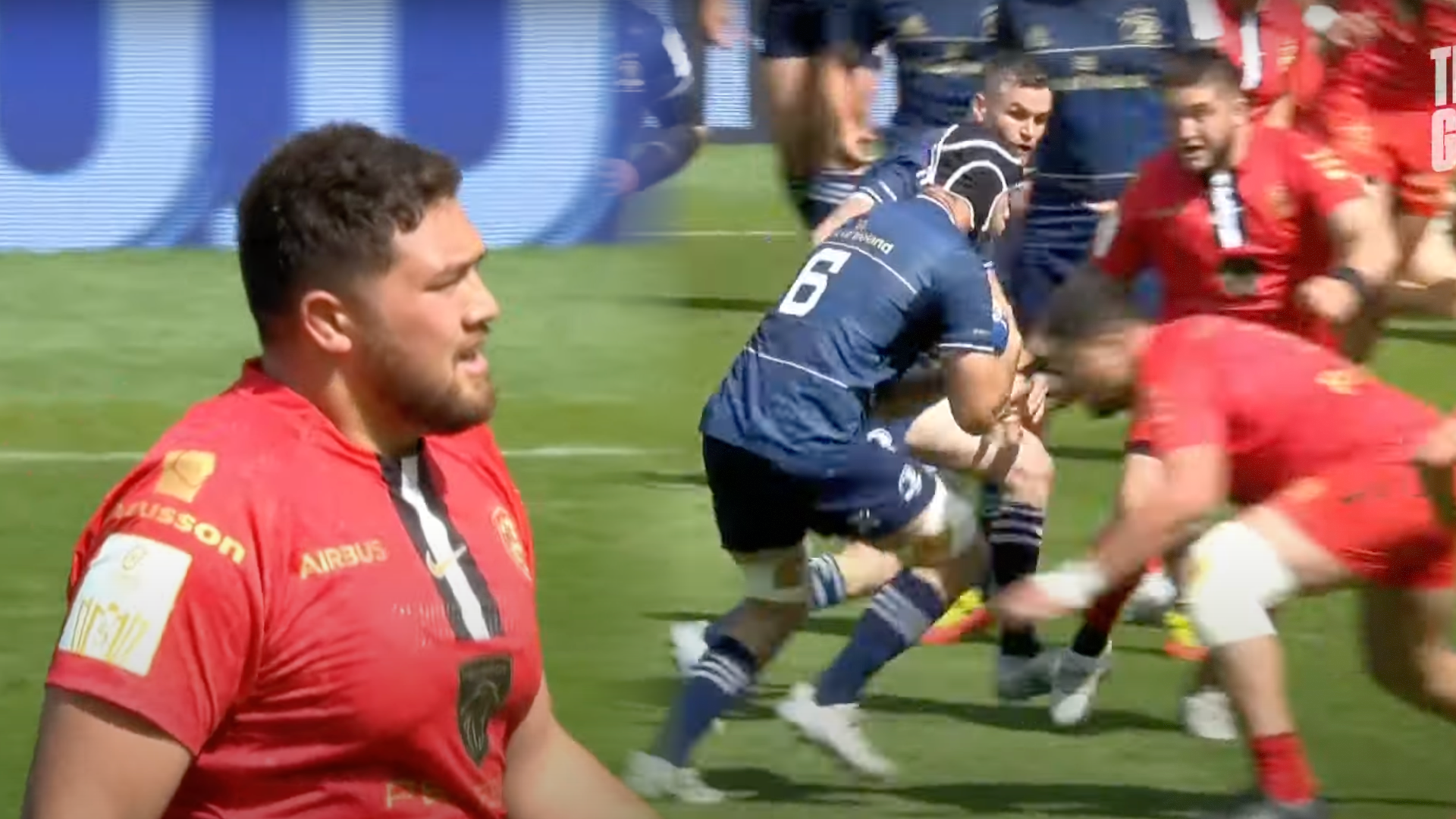 Rising star continues to take names with colossal 250kg collision