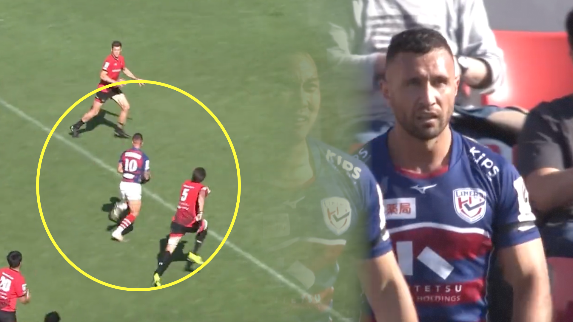 Quade Cooper might have produced his best assist yet