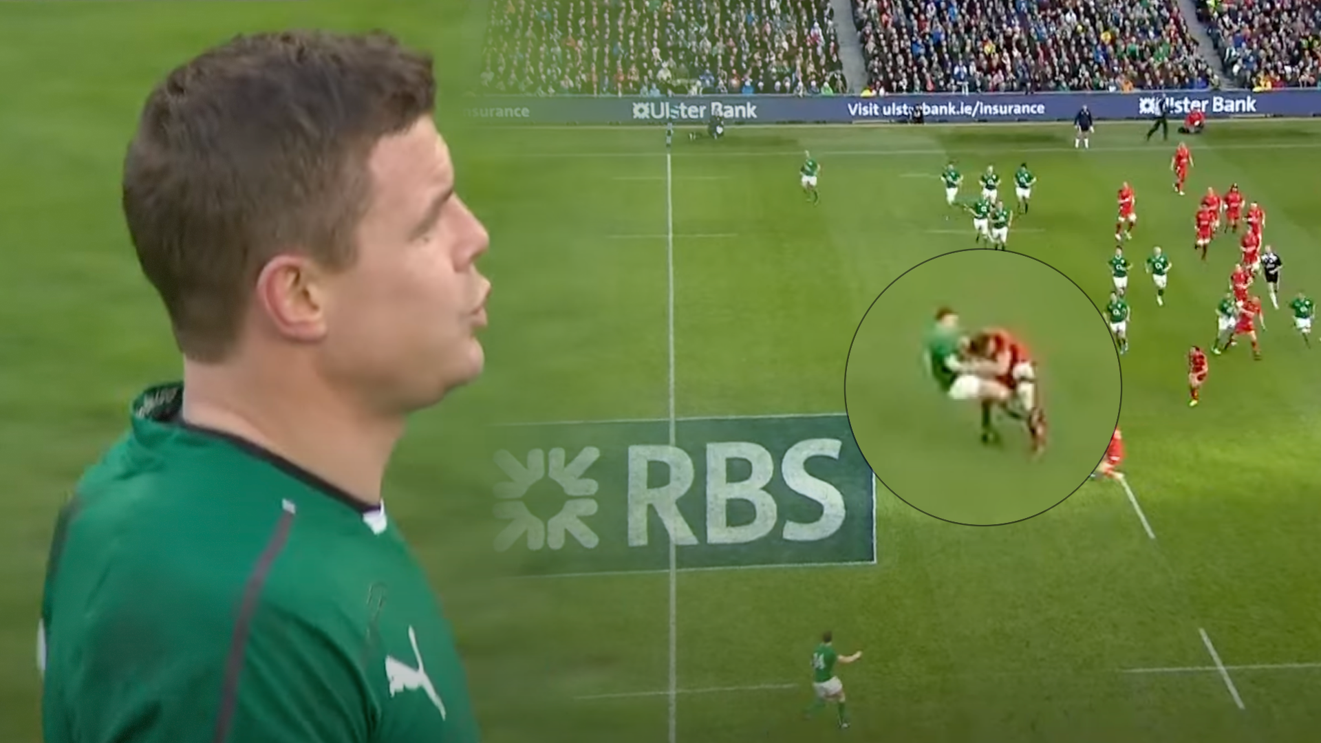 Wales international shows that tackling Brian O'Driscoll was physically impossible