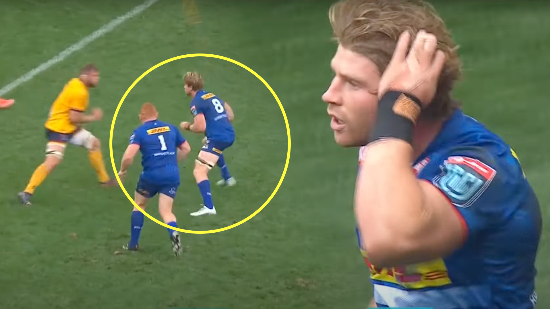 The exact moment Evan Roos stole Duane Vermeulen's soul, and Springboks place