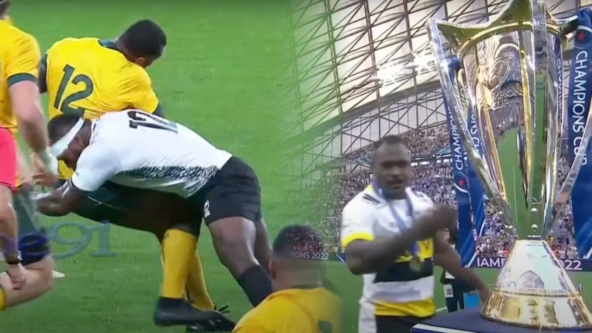 Video shows Fijian powerhouse is the ultimate hybrid player