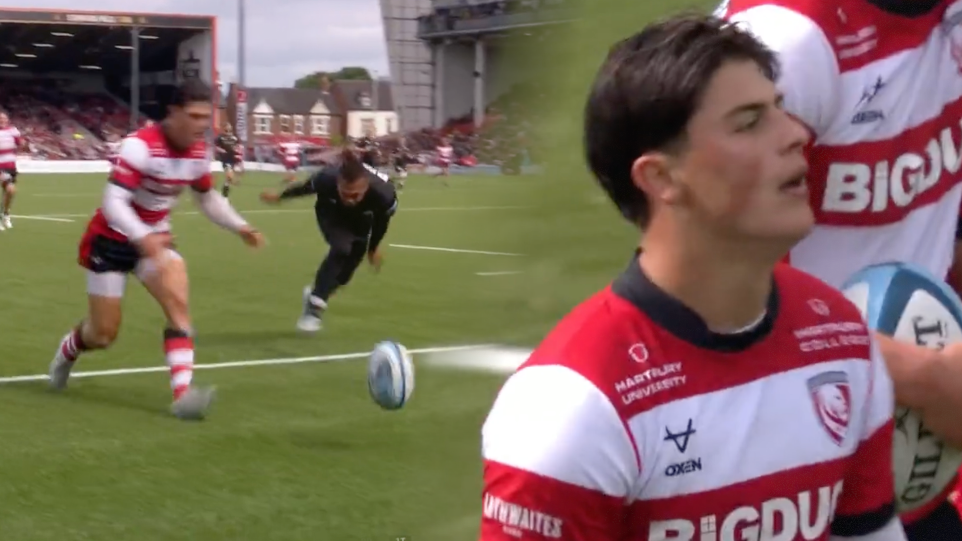 Rees-Zammit reached top speed against Saracens and it was frightening