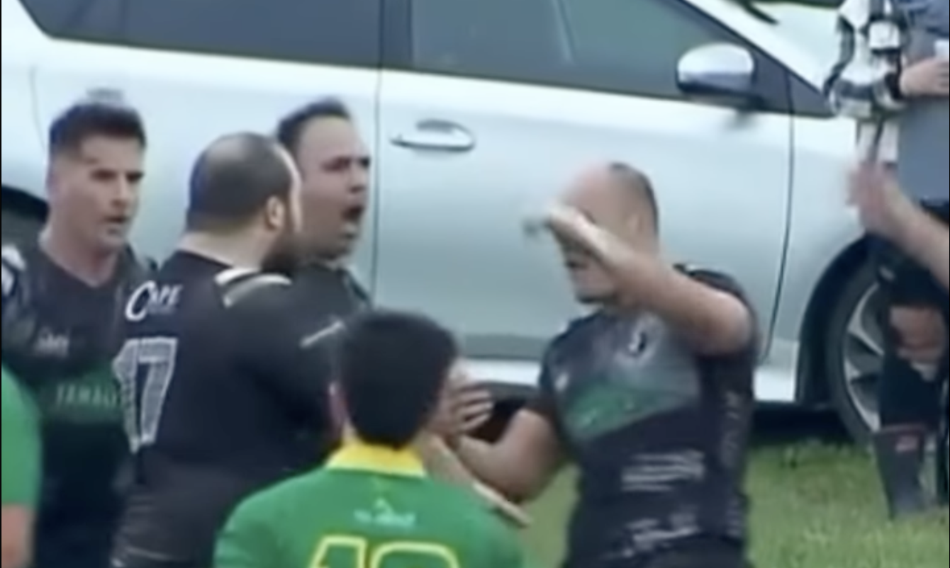 Player launches shocking assault on teammate after conceding a try