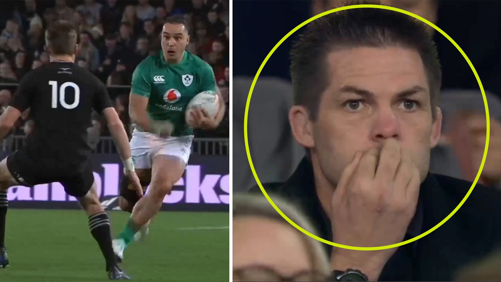 Richie McCaw in disbelief as Irish manhandle NZ