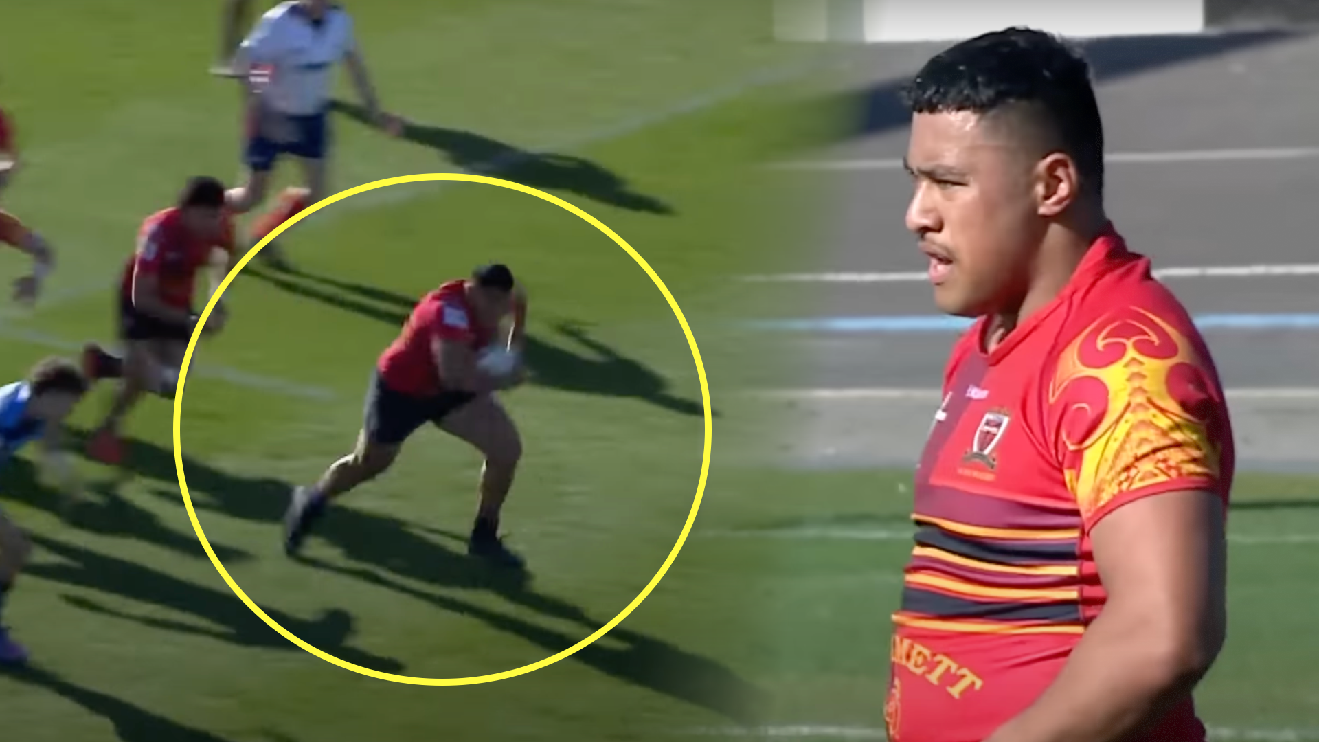 128kg New Zealand schoolboy prop goes viral after unstoppable game