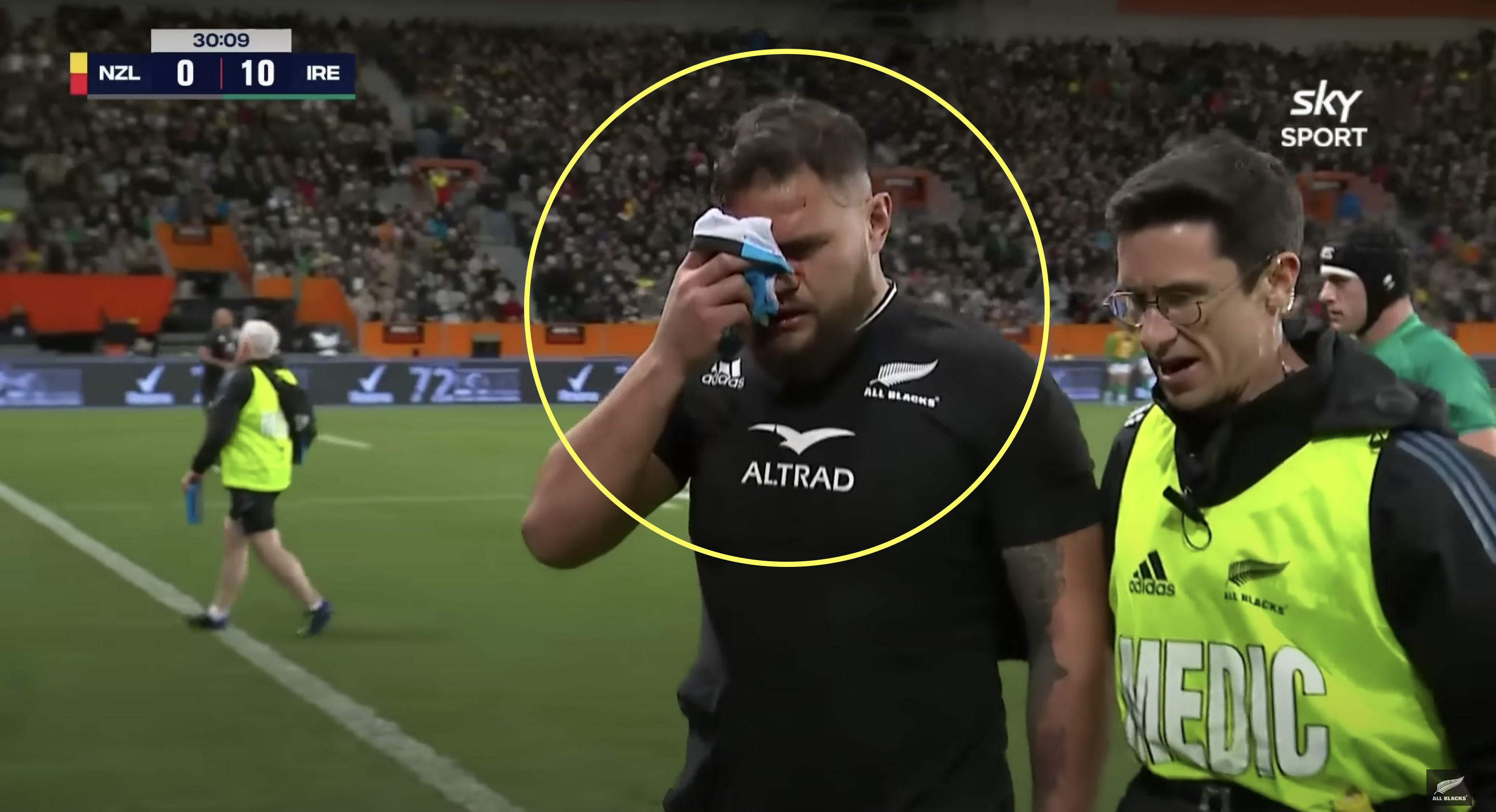Ta'avao and Ringrose joke about red card incident