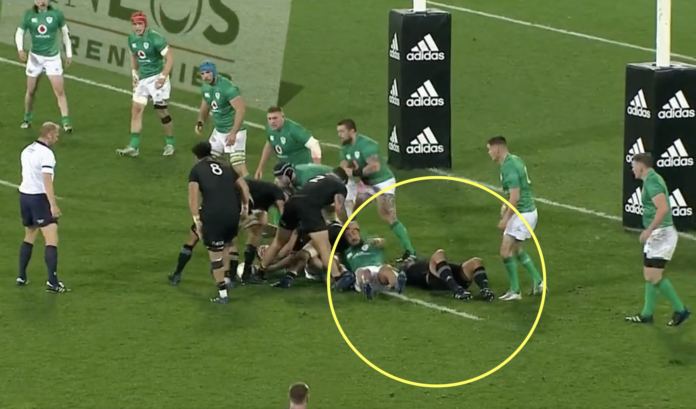 Ireland incredibly lucky after officials miss appalling straight red challenge