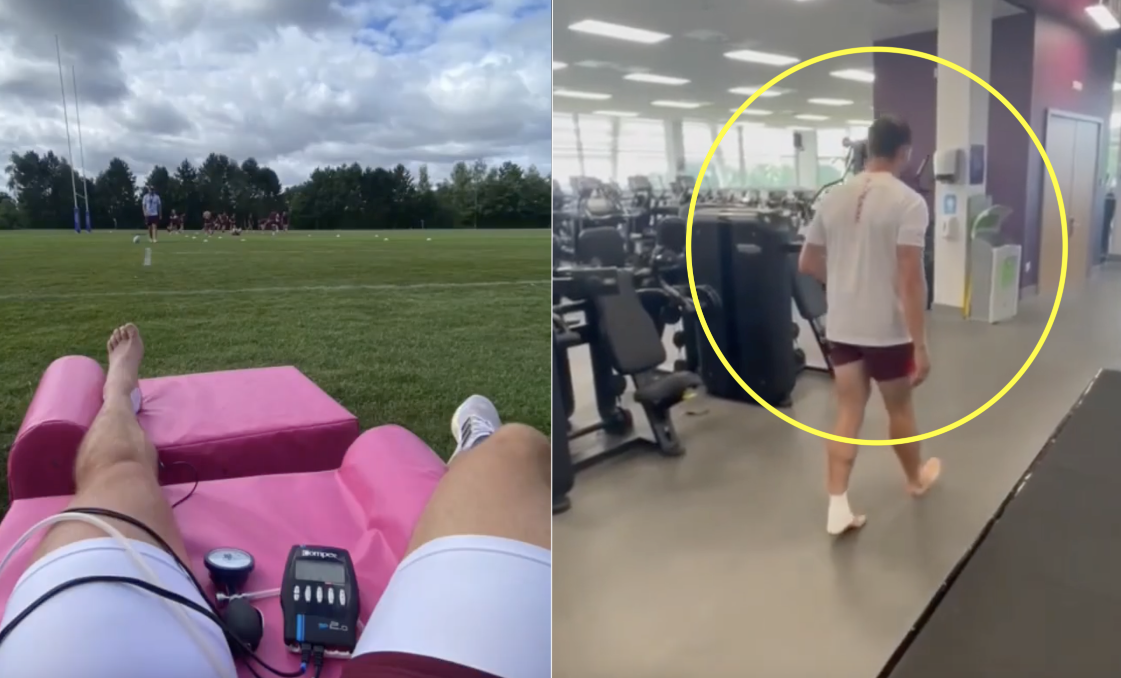 England star shows superhuman recovery abilities after serious injury