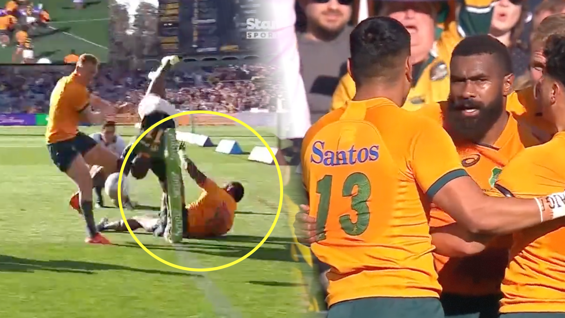 Wallabies great gives controversial take on Koroibete tackle