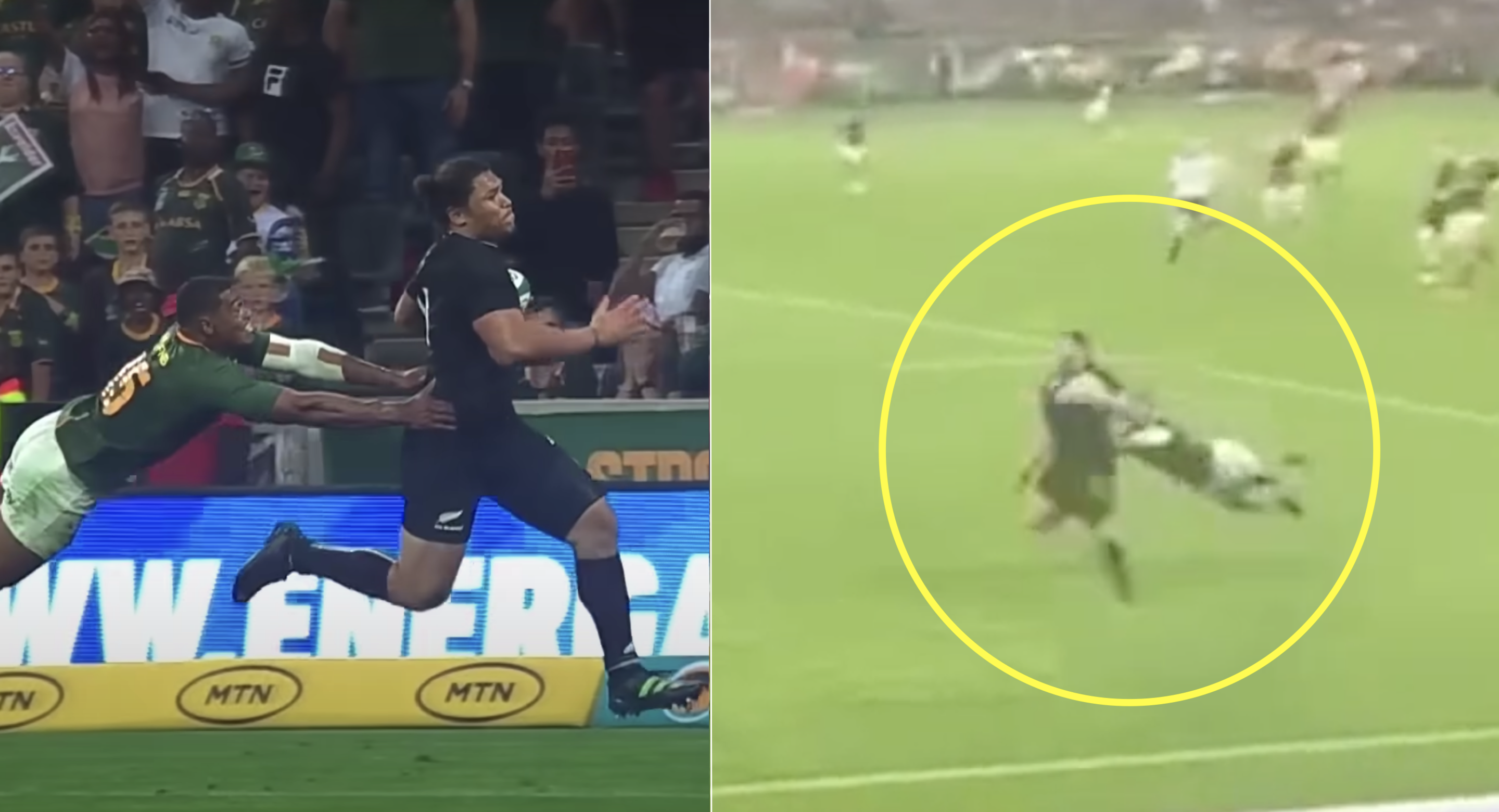 New angle released of Damian Willemse's epic try saving tackle against the All Blacks