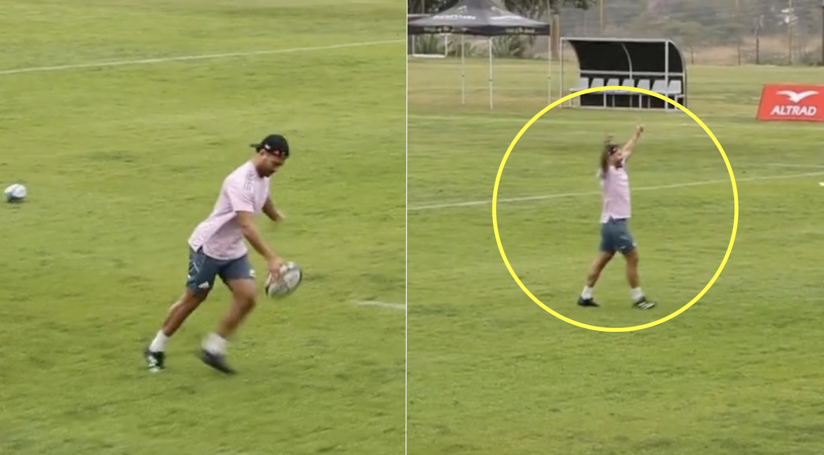 Mo'unga stakes claim to be world's best kicker with trick shot