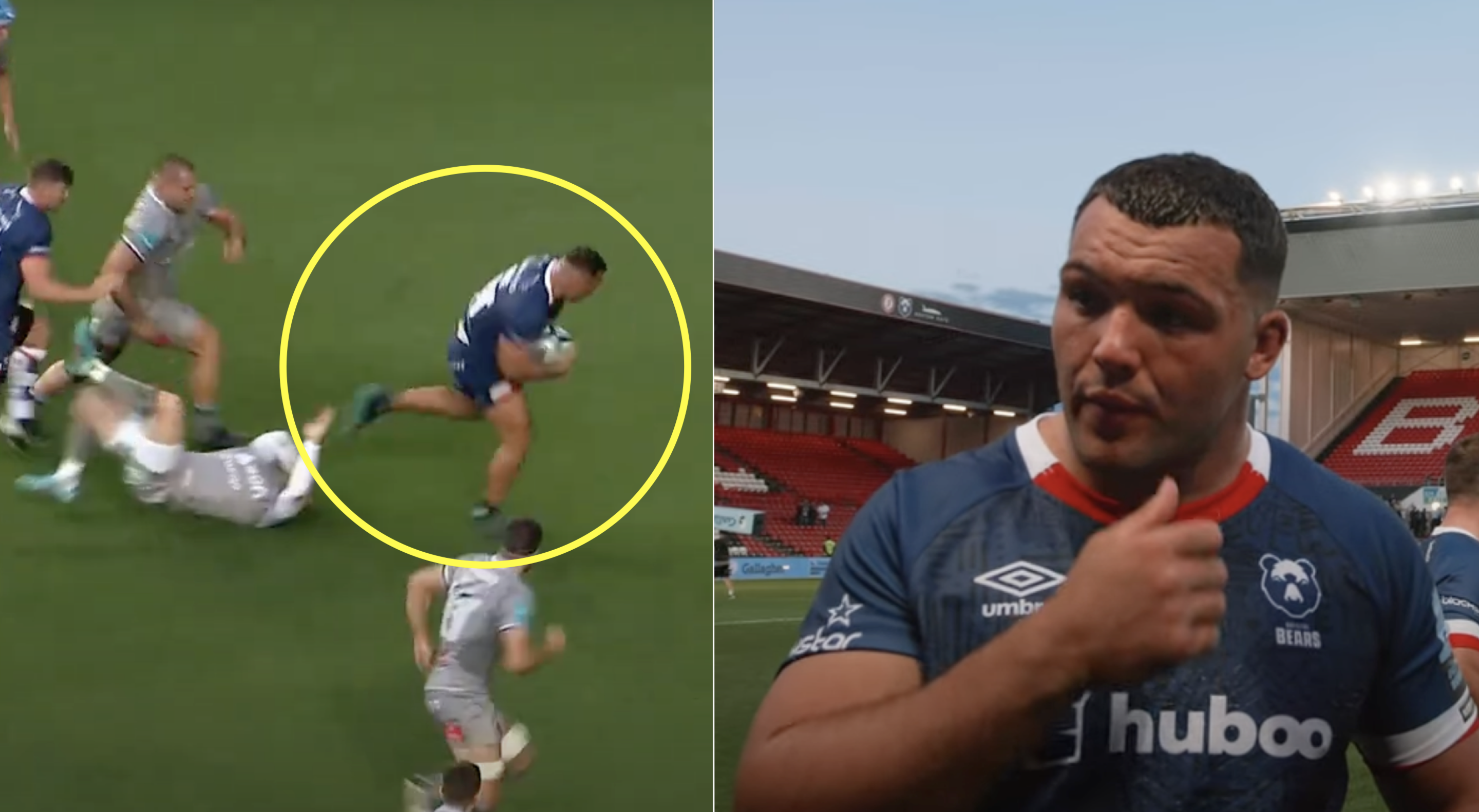 Ellis Genge was genuinely unstoppable with two world class tries on Bristol return