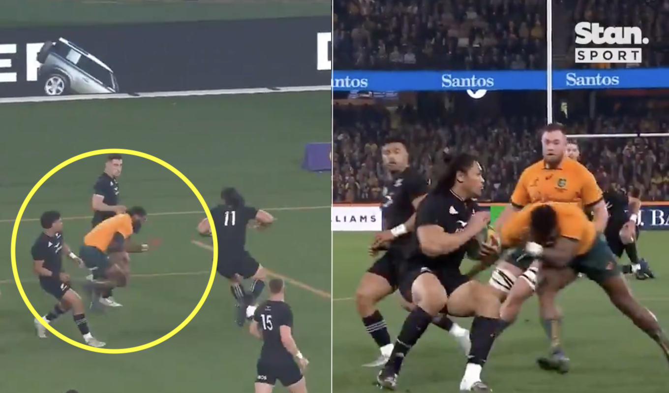 Koroibete gives All Blacks same treatment as Boks with another dubious tackle