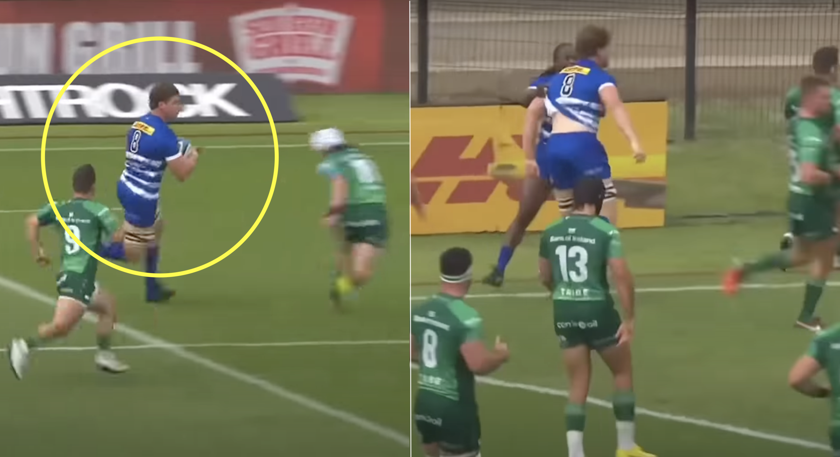 Bok outcast obliterates Ireland international on the way to terrifying try