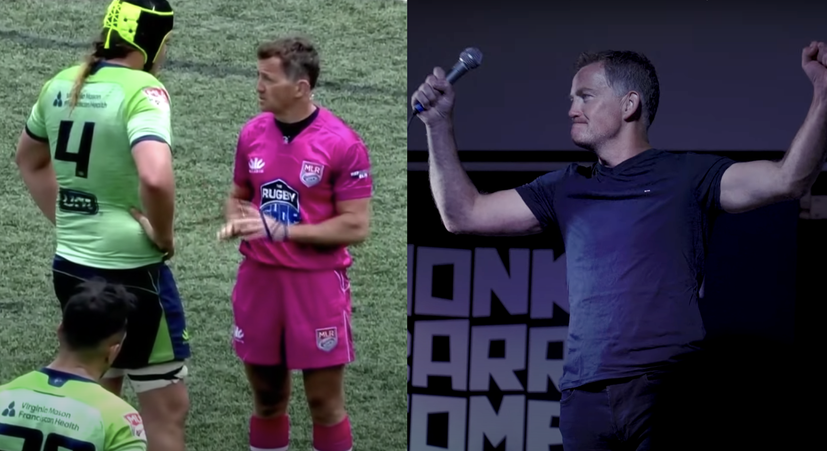Referee JP Doyle turns his hand to stand up comedy