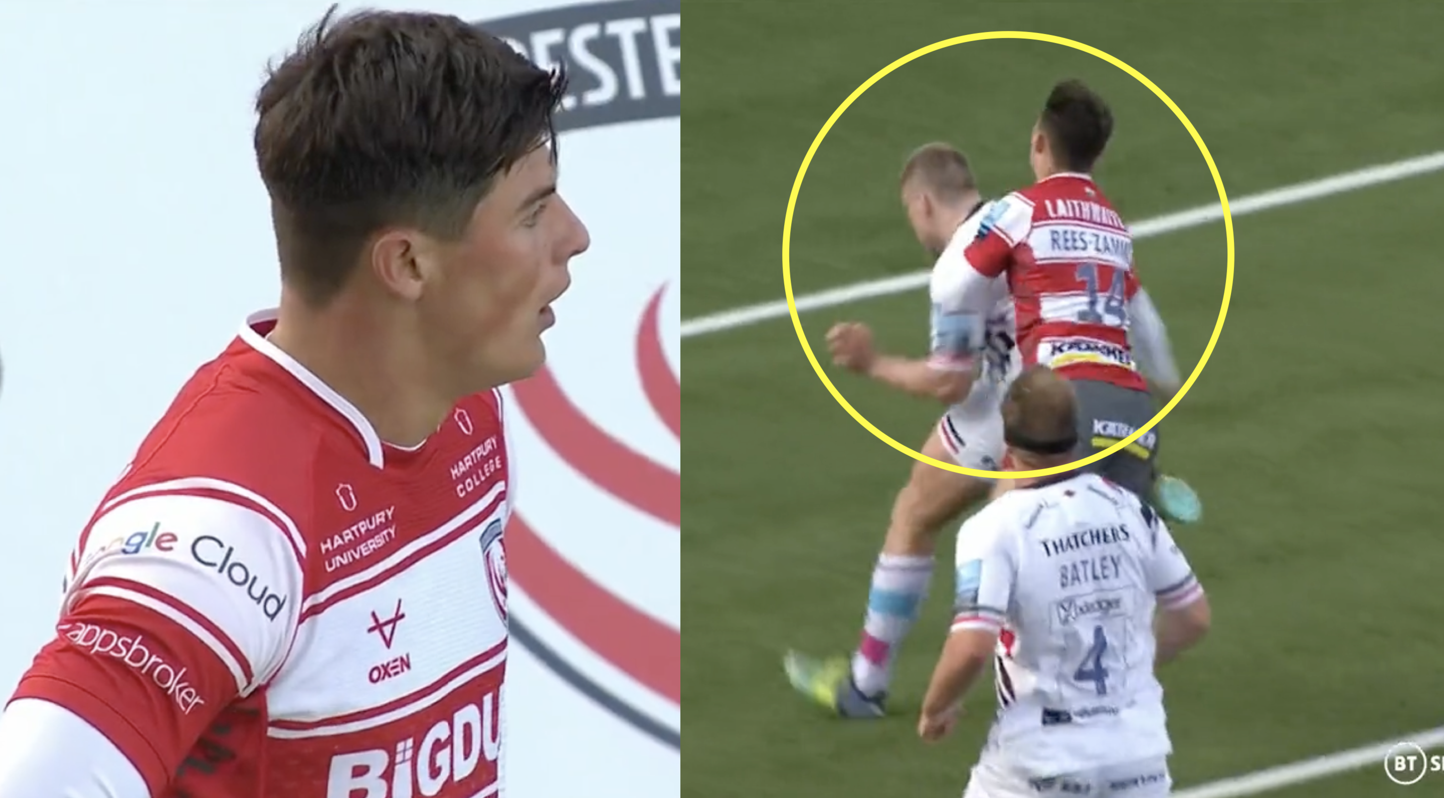 Louis Rees-Zammit produces try saver of the year but then loses all credibility