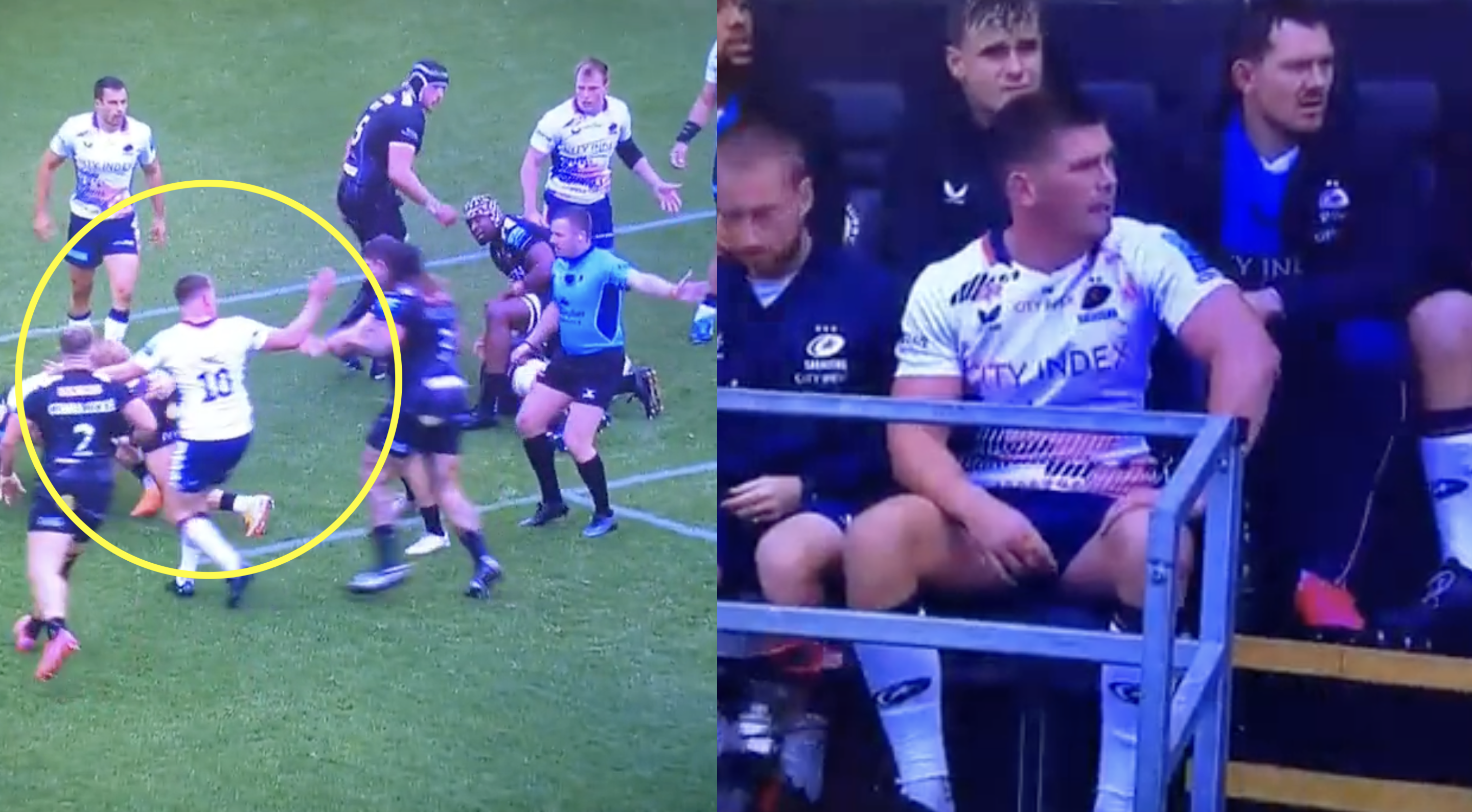 Owen Farrell reaches new low with latest yellow
