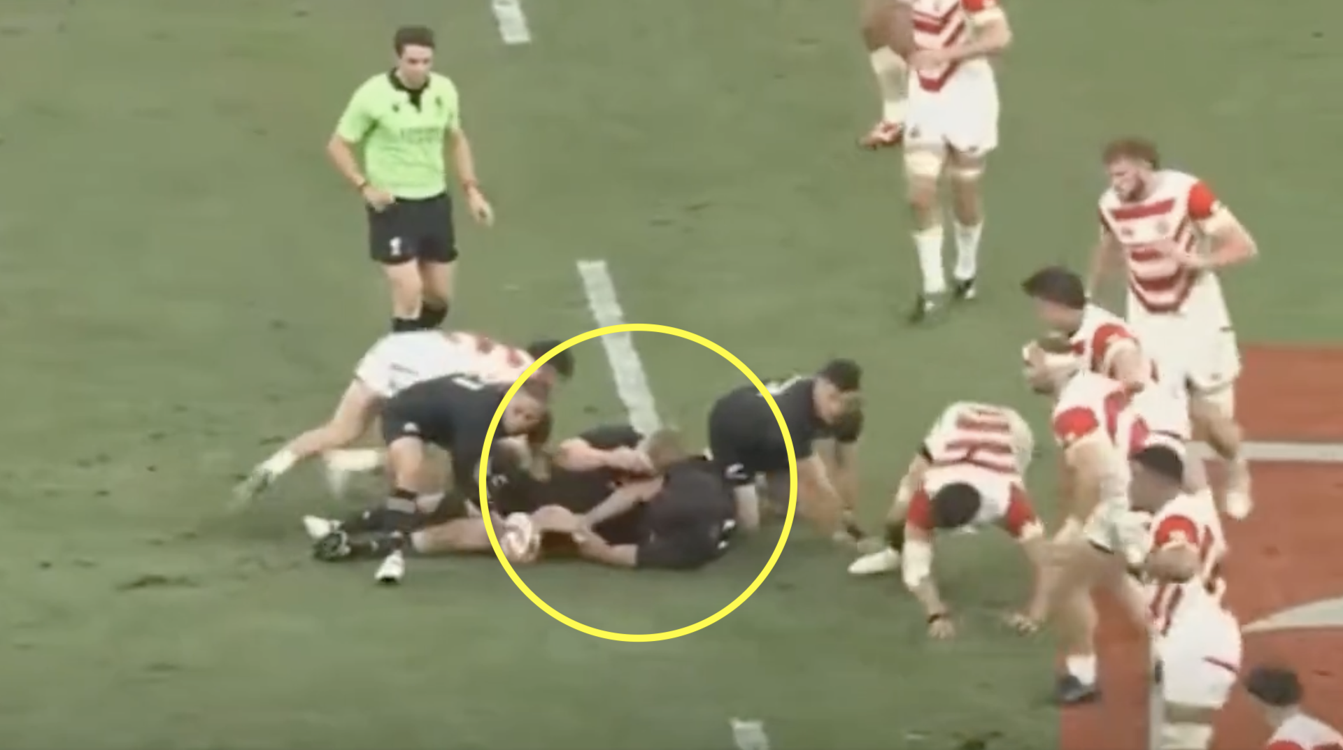 Sam Cane's controversial clearout that resulted in double cheekbone fracture