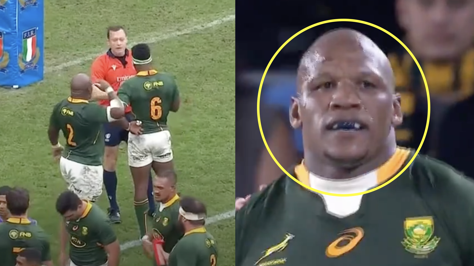 Bok hooker's shameful treatment of referee leaves rugby world in disgust