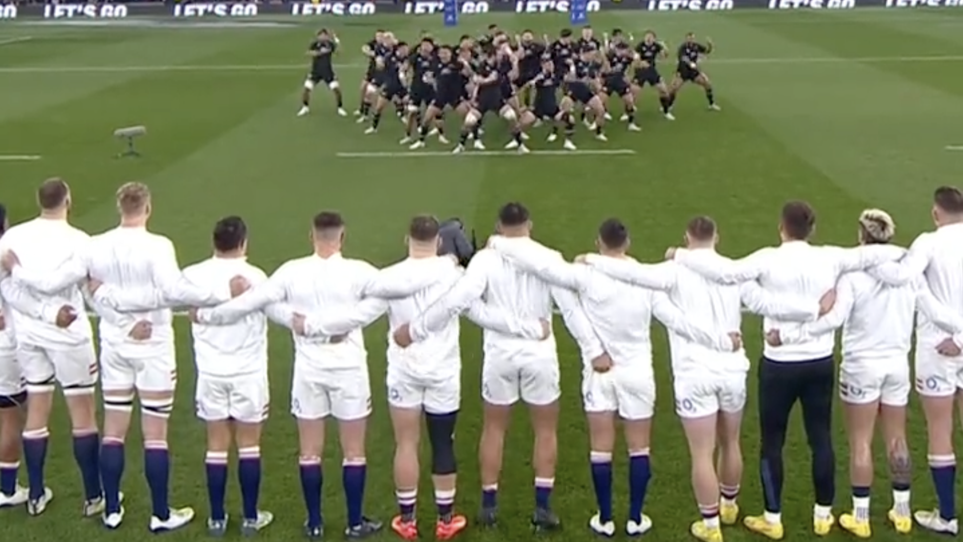 England face online backlash for response to haka