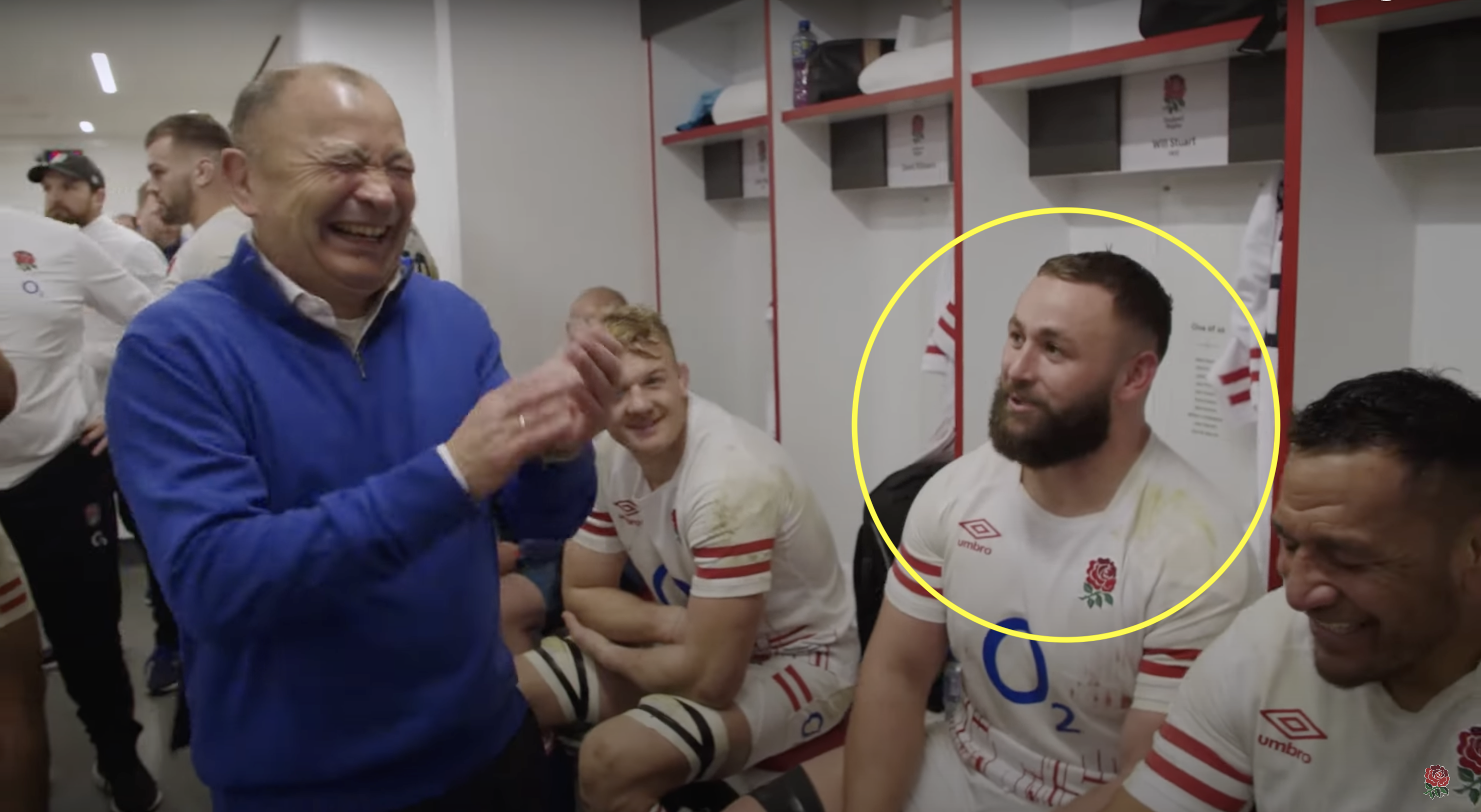 Will Stuart ribbed by Eddie Jones behind the scenes after destroying All Blacks