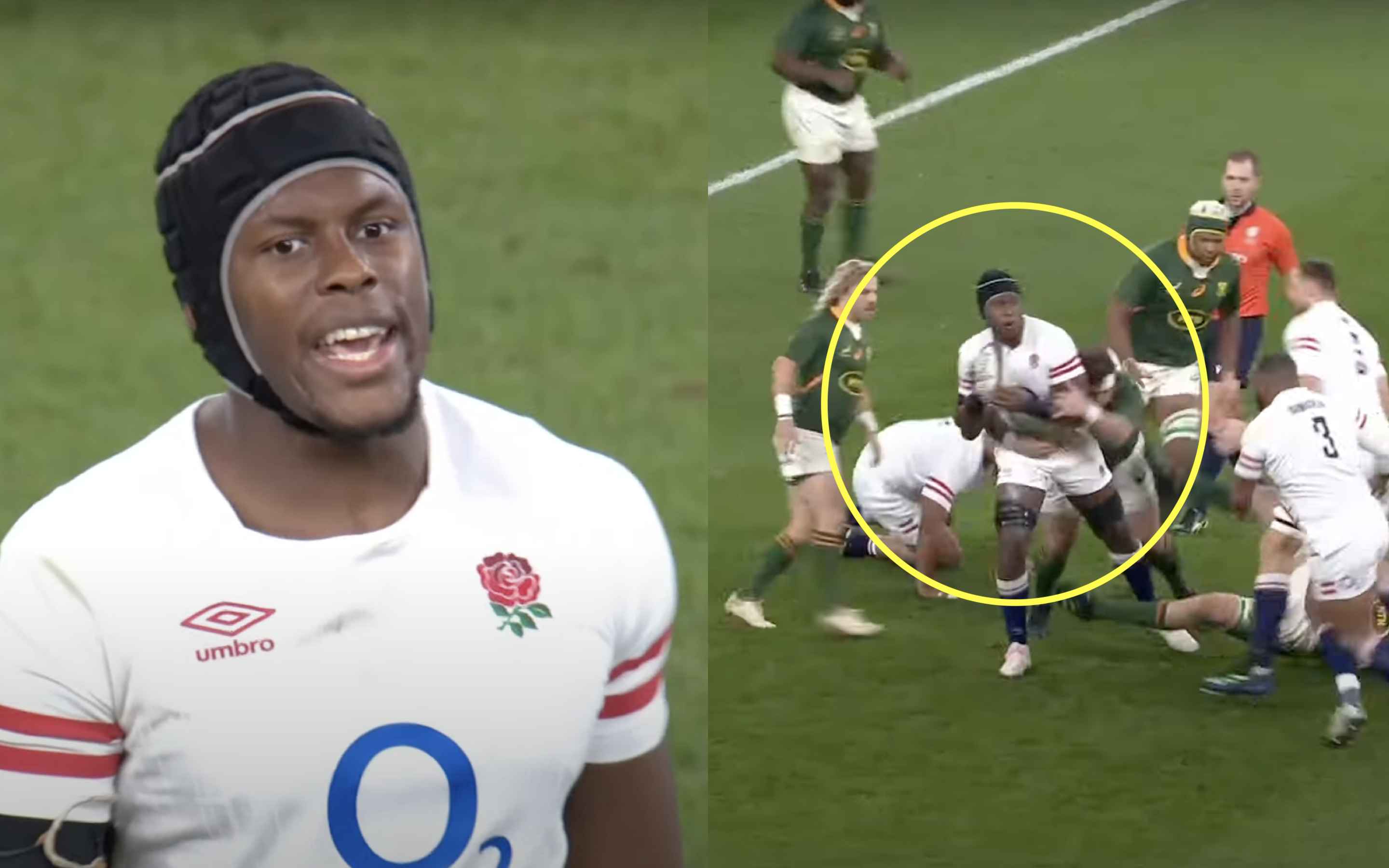 The moment Maro Itoje welcomed Bok newbie to Test rugby