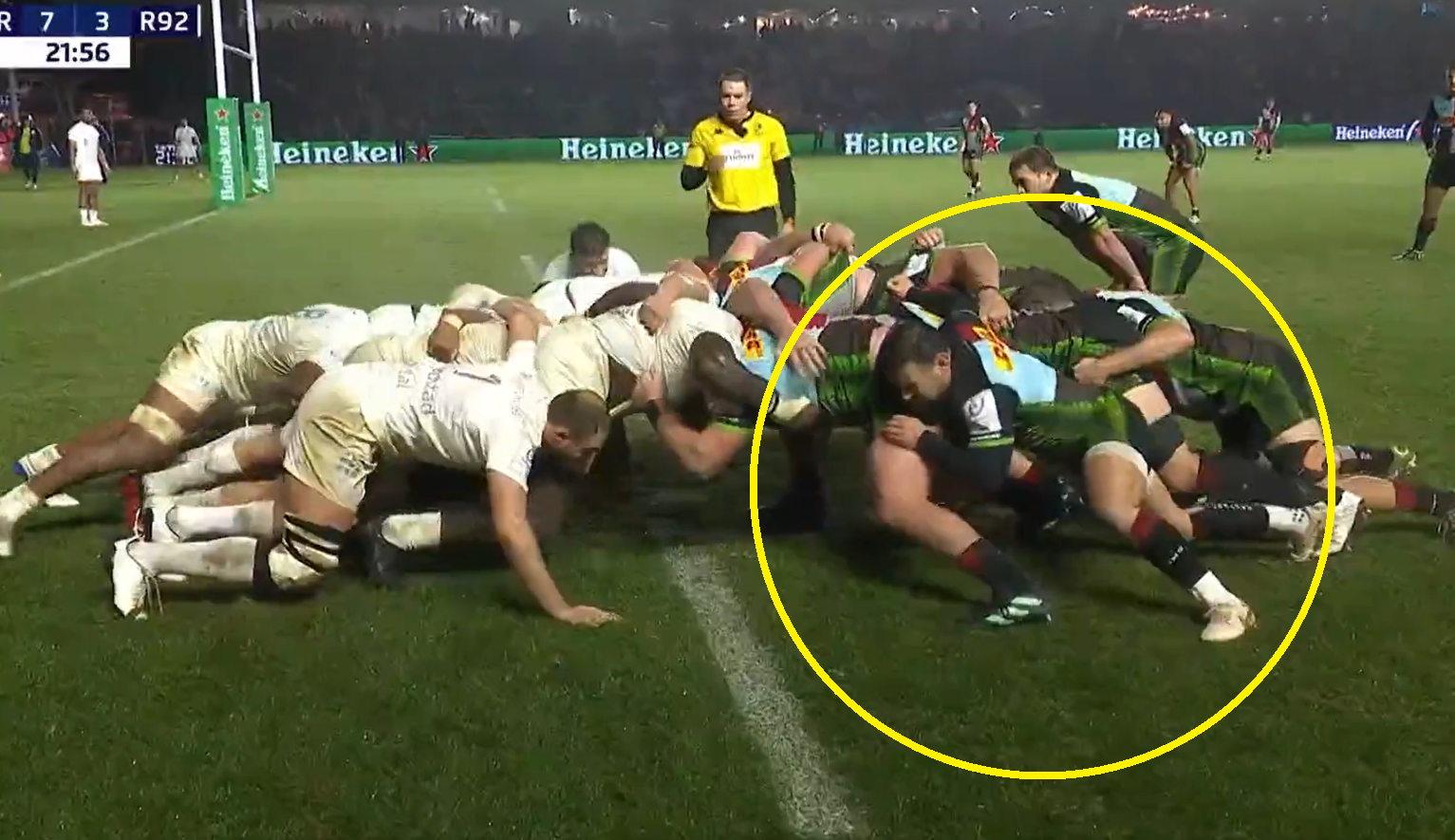 Danny Care perfects blindside flanker position on first attempt