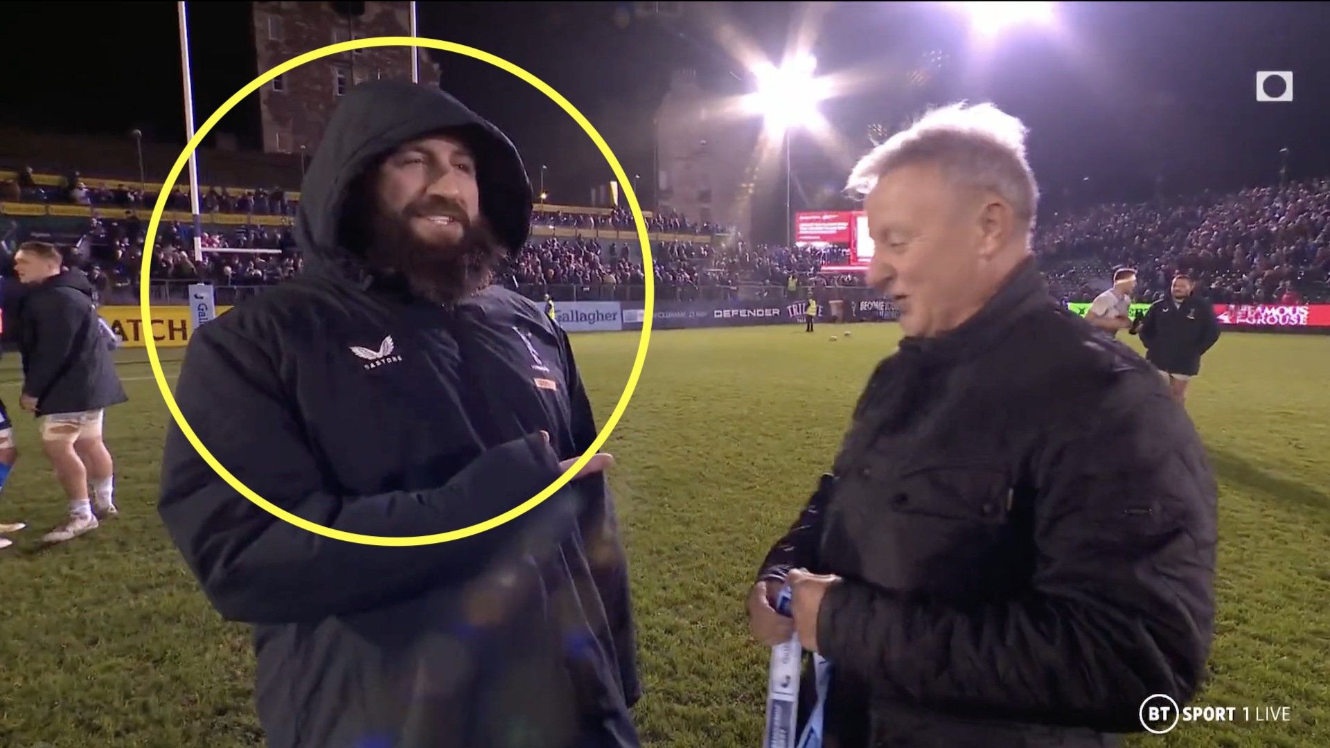 Joe Marler is in top form in hilariously awkward interview