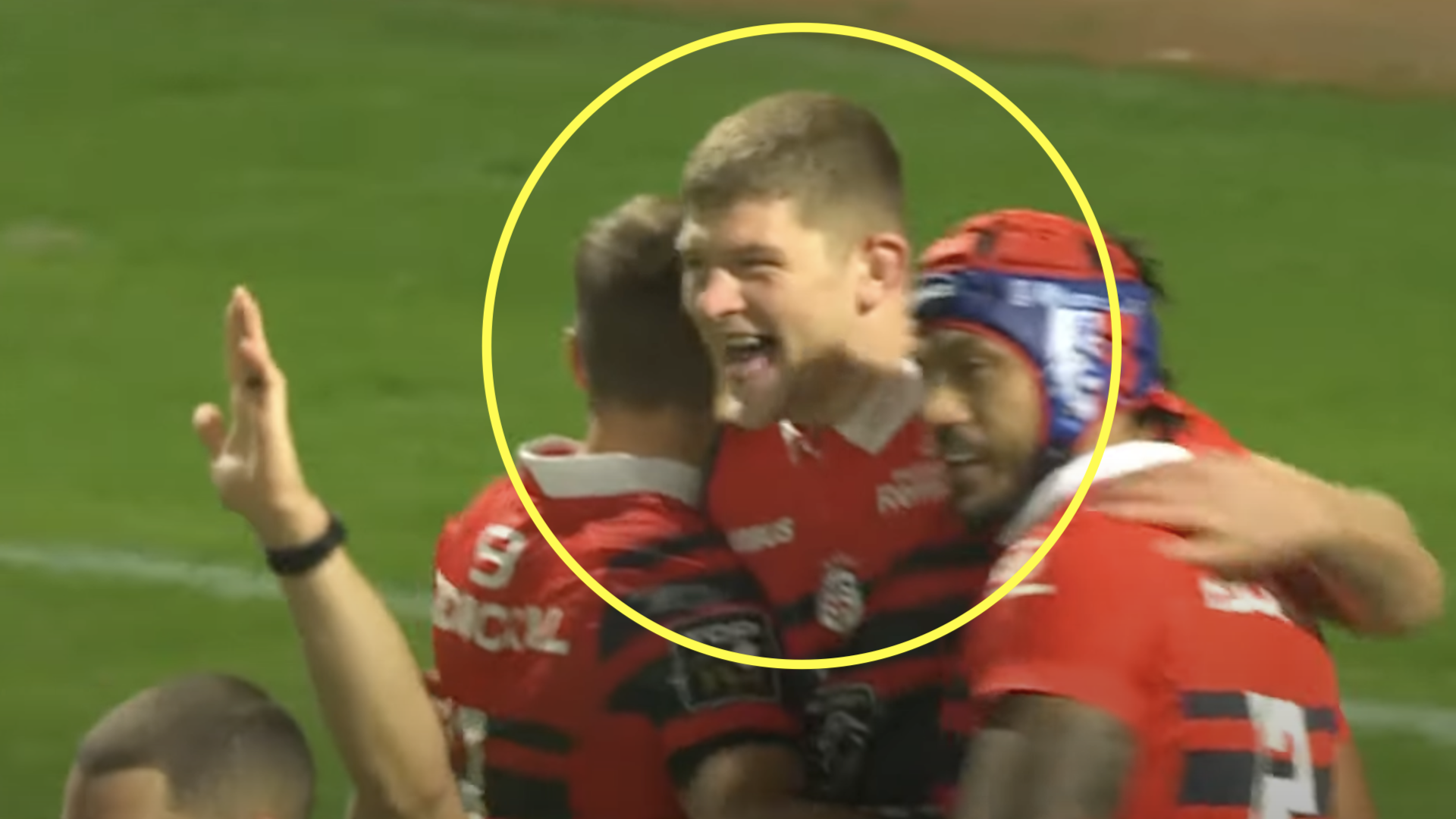 Jack Willis scores first try for Toulouse