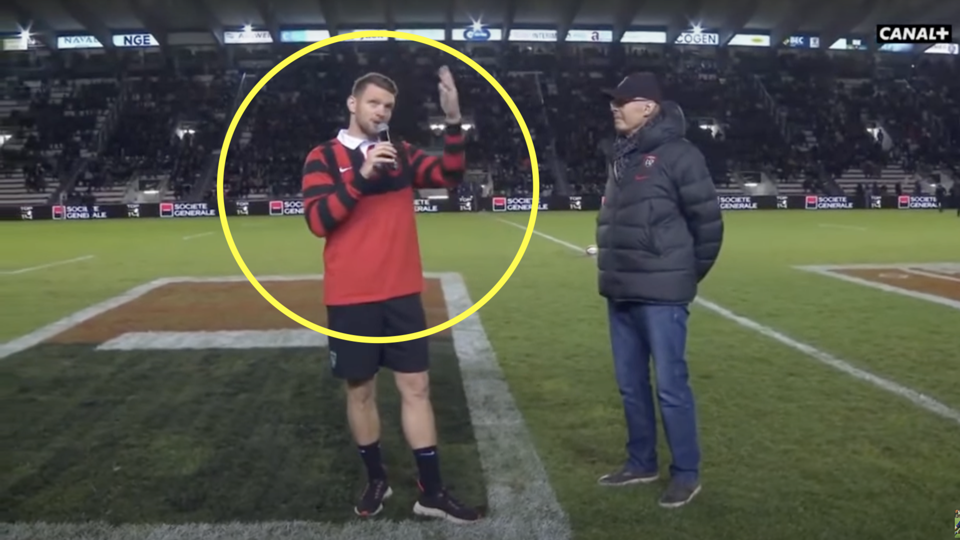 Dan Biggar wins over Toulon crowd with speech at unveiling