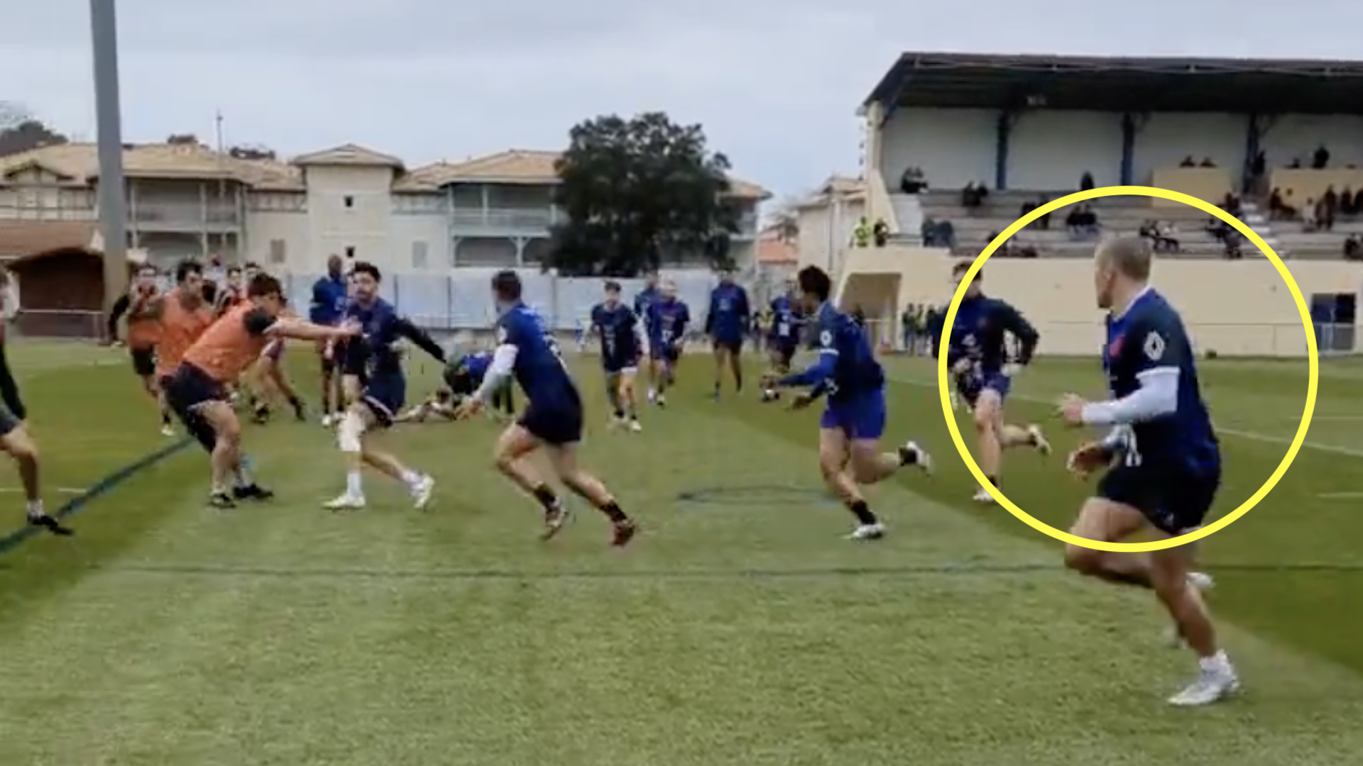 Leaked France training video shows Galthie favourite to start after long lay-off