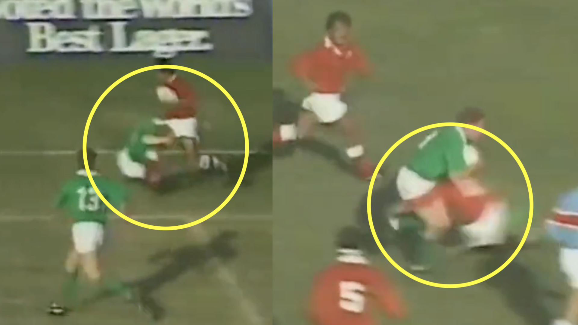 Old school match sparks online debate over tackle height laws