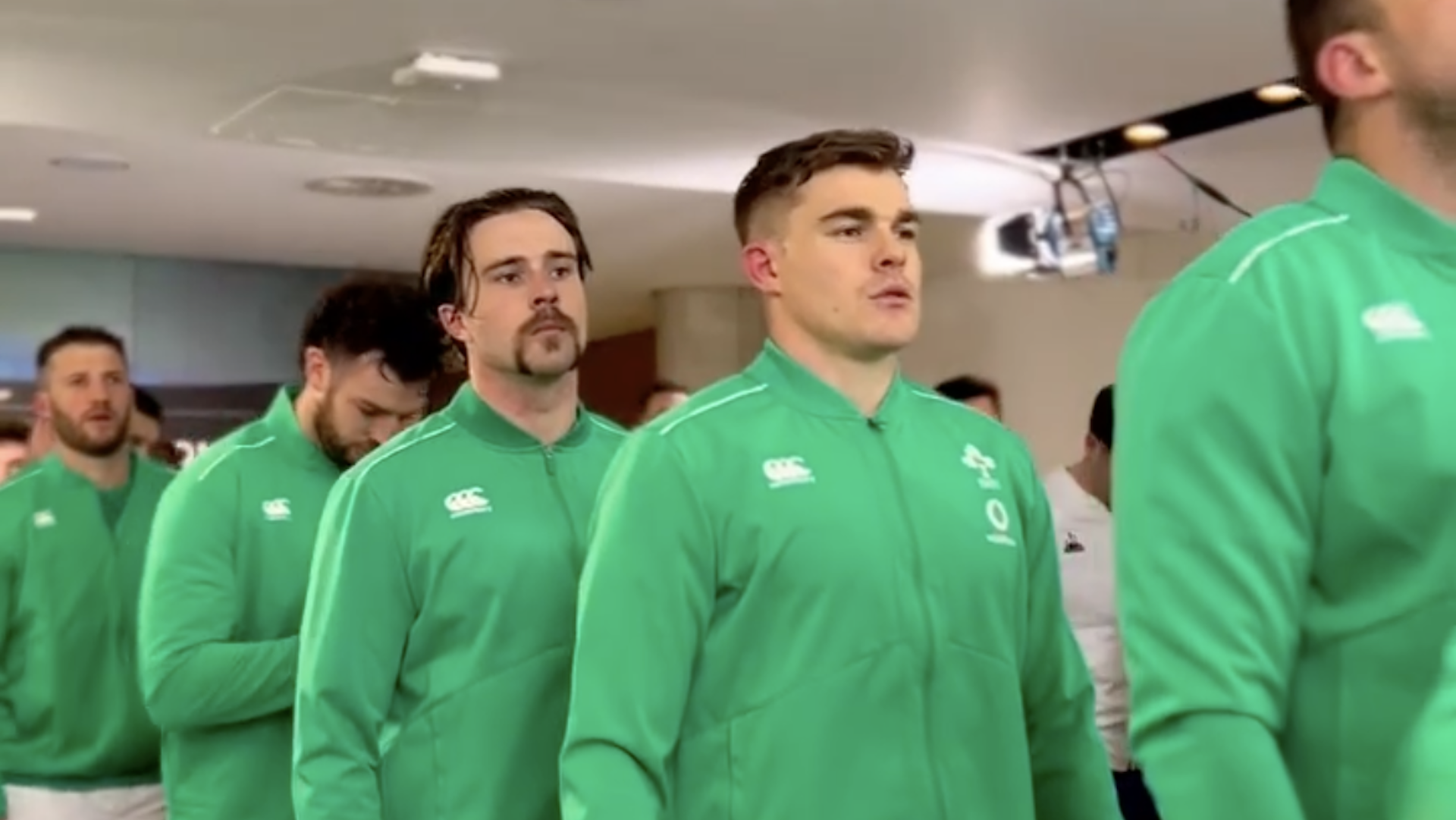 BTS footage shows Ireland veteran's legendary tunnel antics before France match