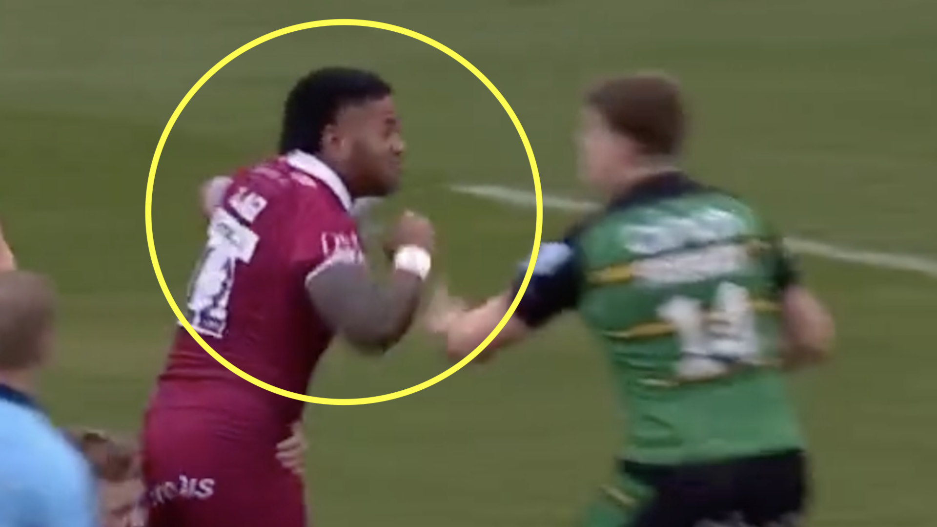 Manu Tuilagi's Six Nations is over after brutally violent red card