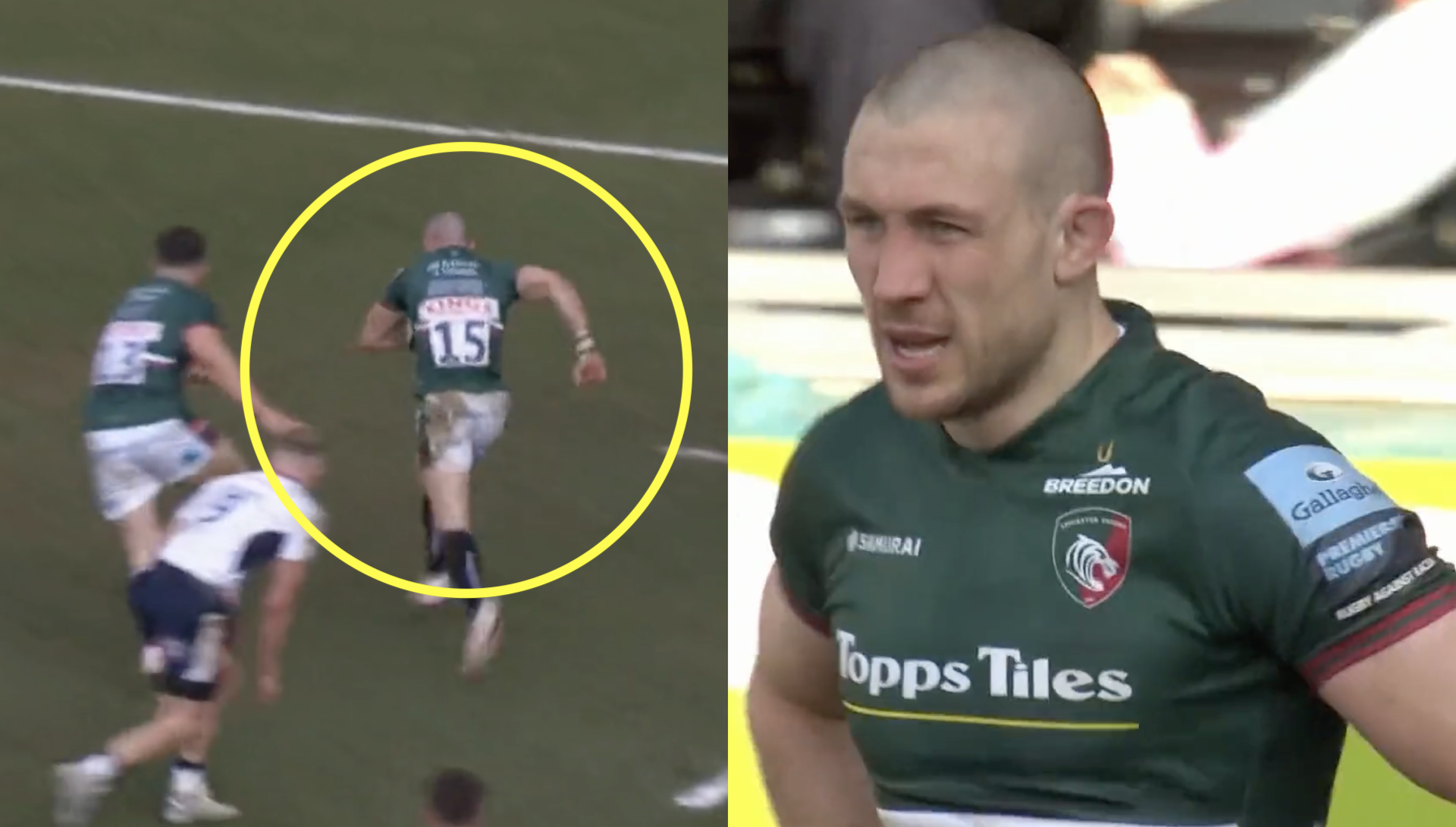 Mike Brown's epic message after man of the match Leicester Tigers debut