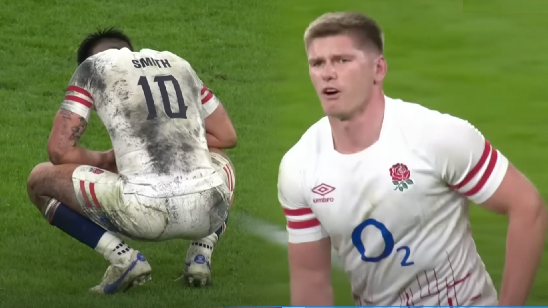 Owen Farrell sent off, leaving England World Cup in tatters