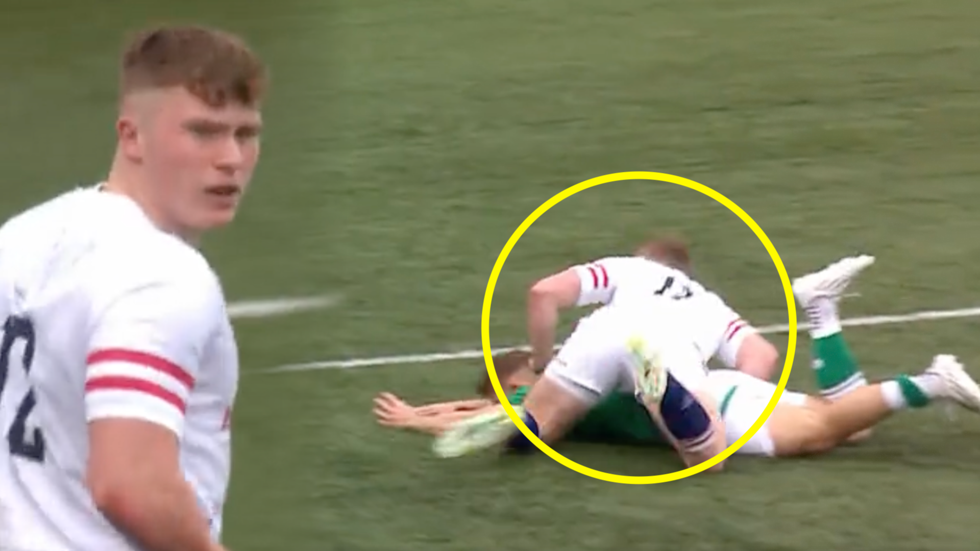 Ireland robbed of try of the Six Nations by monster tackle