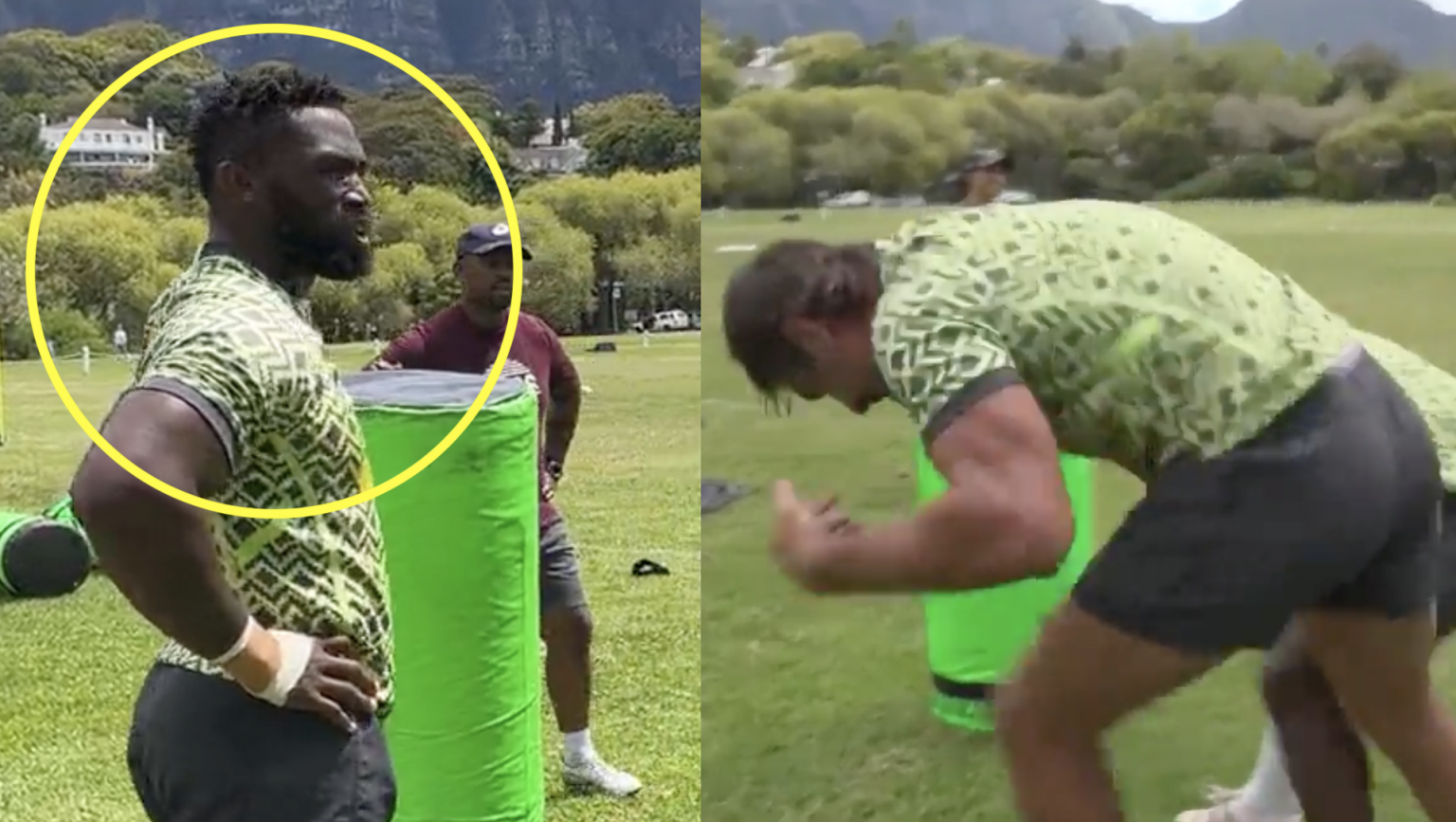 Siya Kolisi completely outmuscles Eben Etzebeth in ultimate Bok camp ...