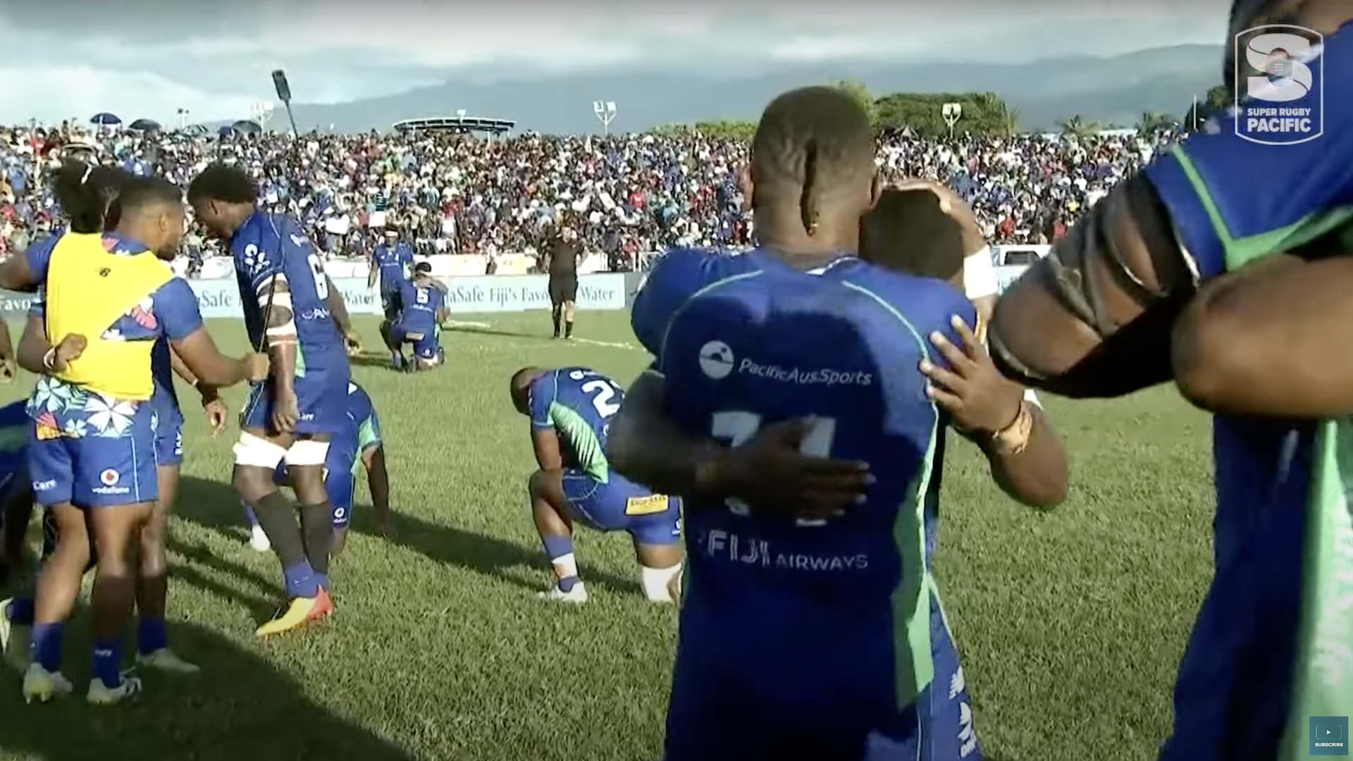 WATCH: Incredible scenes as Fijian Drua beat Super Rugby champs