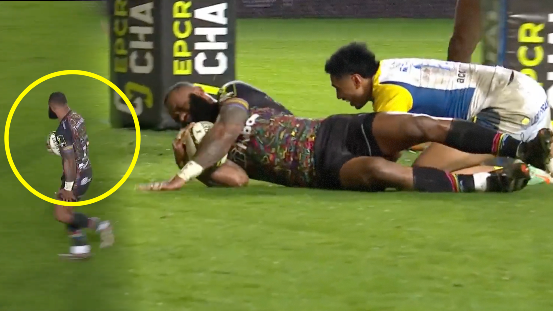 A one-legged Semi Radradra still proves to be too much for French giants