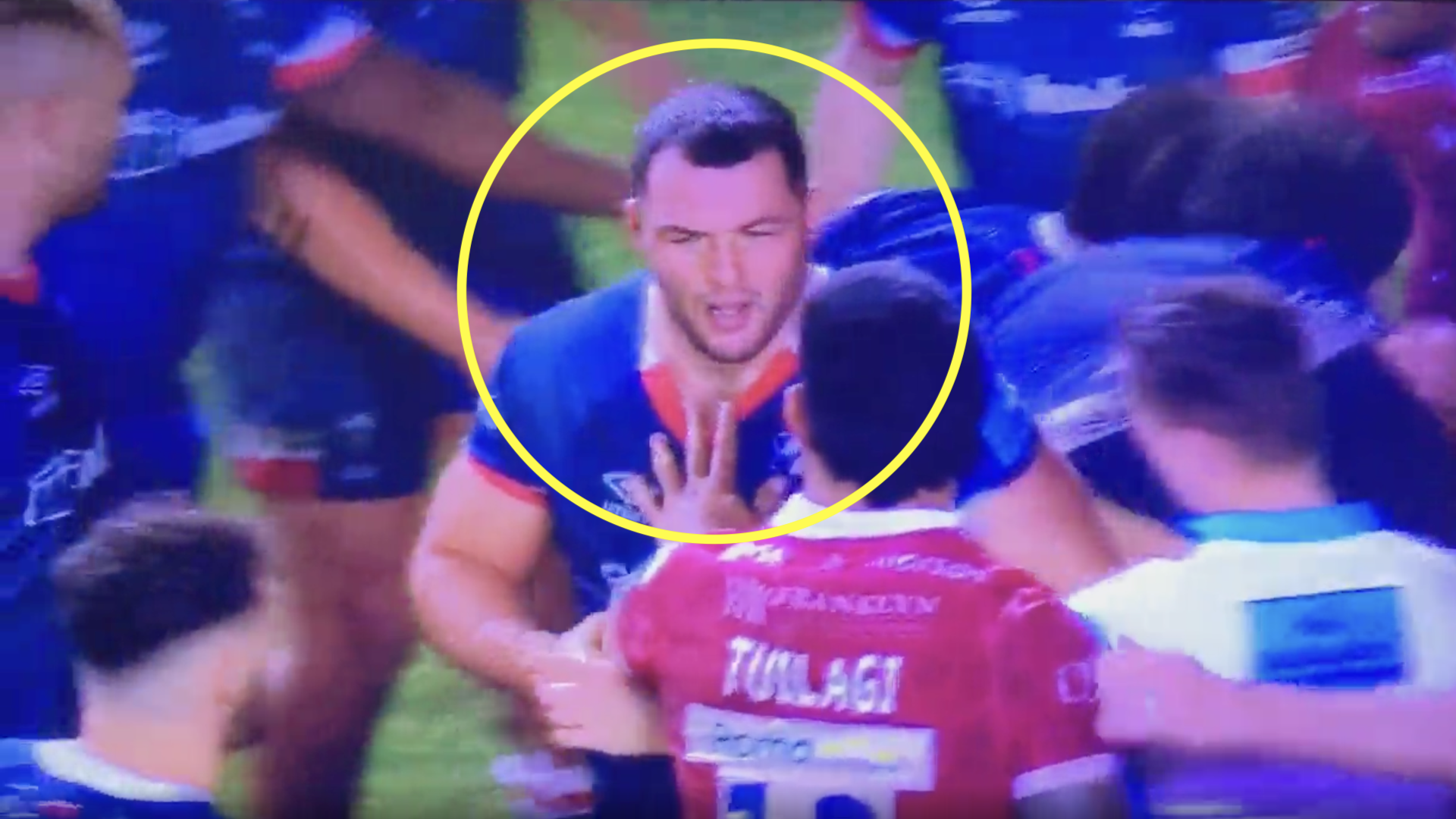 Brawl erupts after Ellis Genge's extremely dubious tackle on England teammate
